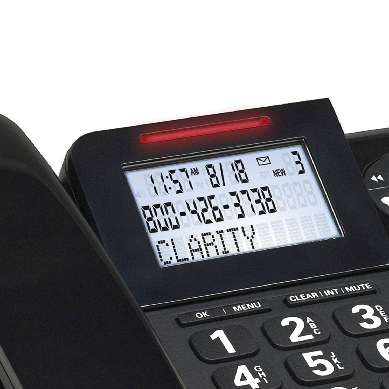 Clarity E814Cc Amplified Corded/Cordless Combo With Answering Machine  Bundles, Dual Sim And Dual Keypad