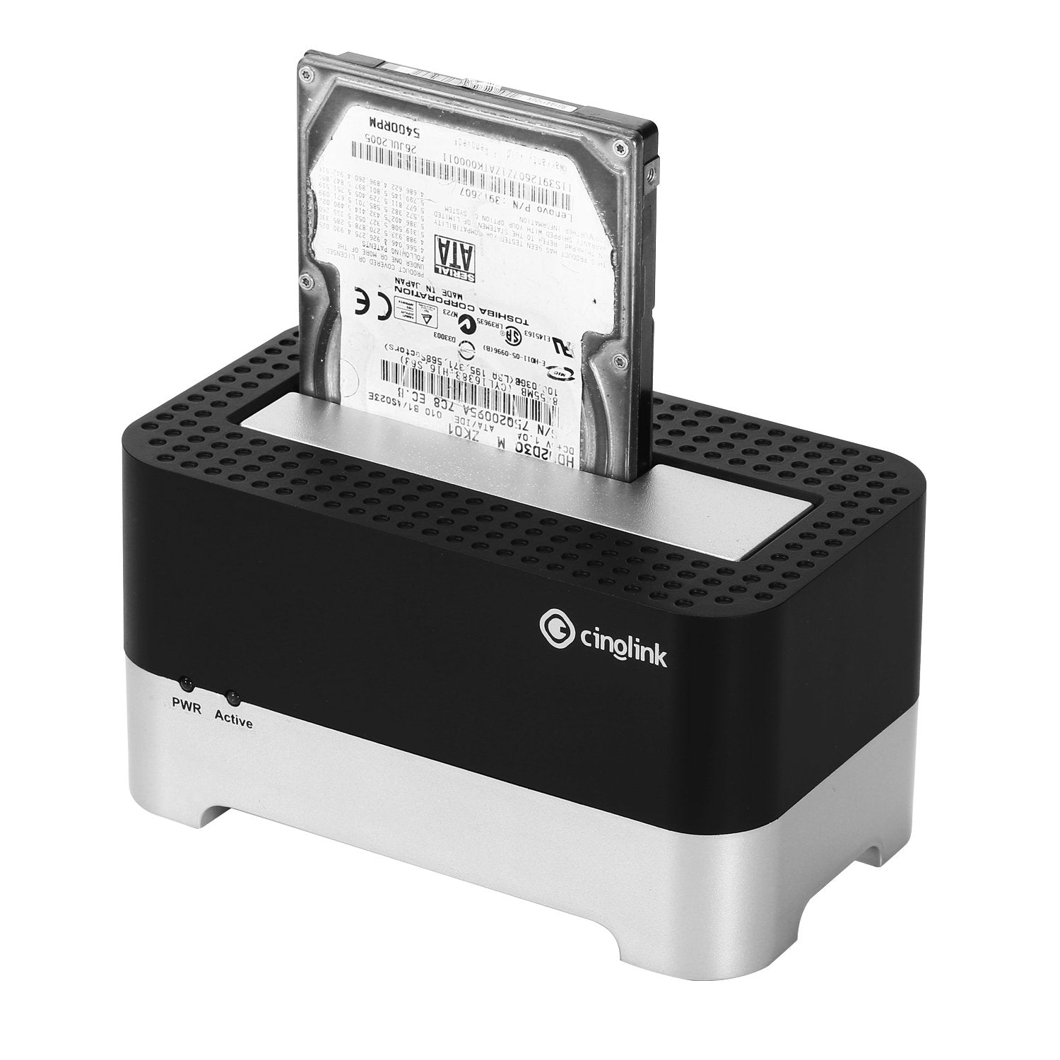 Cinolink Usb 3.0 To Sata 2.5/3.5 Inch Hard Drive Docking Station With 4Ft Usb 3.0 Cable For Hdd/Ssd Support Up To 12Tb, Compatible With Windows Pc, Mac, Linux, Android Tv, Ps4, Xbox One