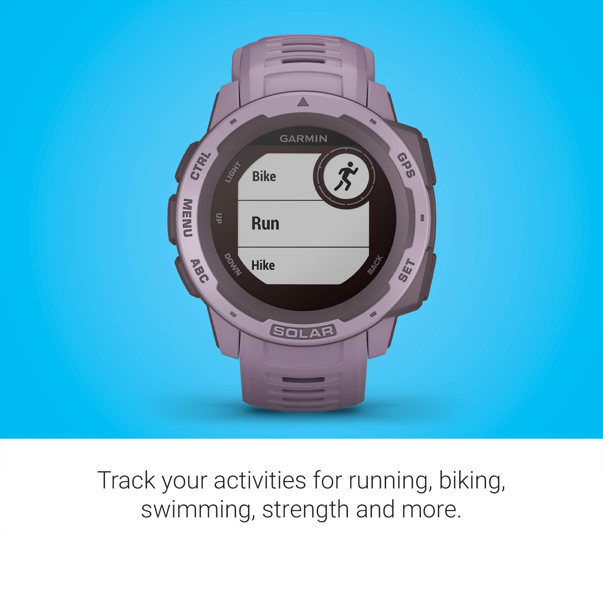 Garmin Instinct Solar, Rugged Outdoor Smartwatch With Solar Charging Capabilities, Built-In Sports Apps And Health Monitoring, O