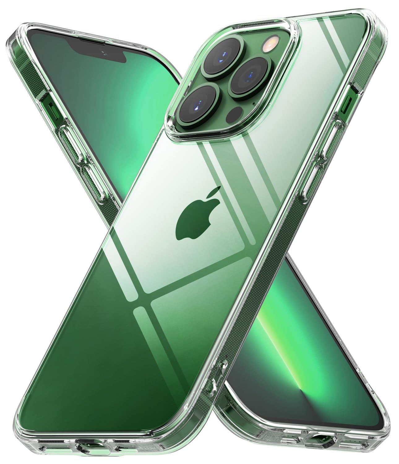 Ringke Fusion [Minimalist Fit] Compatible with iPhone 13 Pro Case, Transparent Elegant Look Minimal Bulk Cover for Women, Men - 