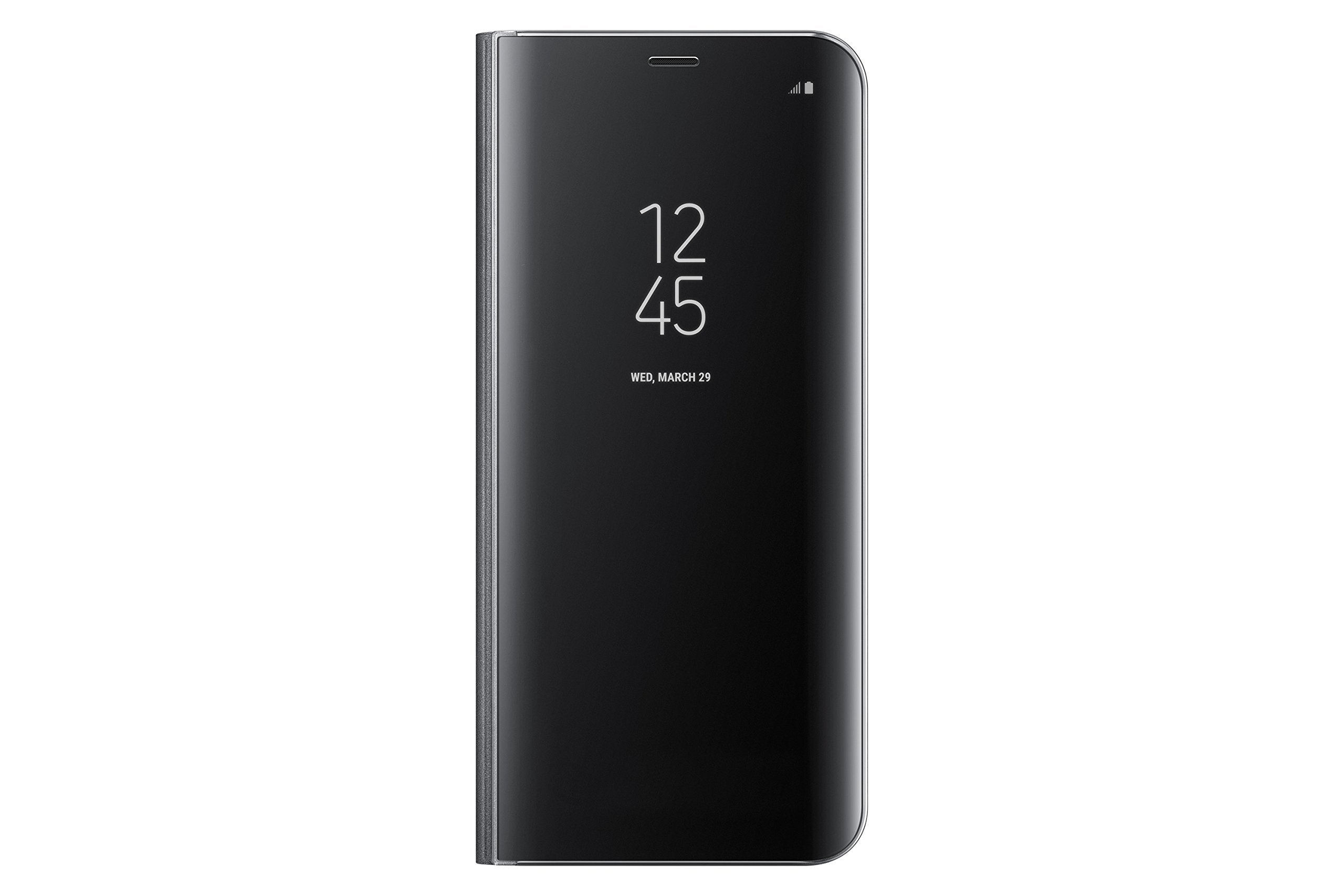 Samsung EF-ZG955CBEGUS S-View Flip Cover with Kickstand, Black , for Galaxy S8+ only
