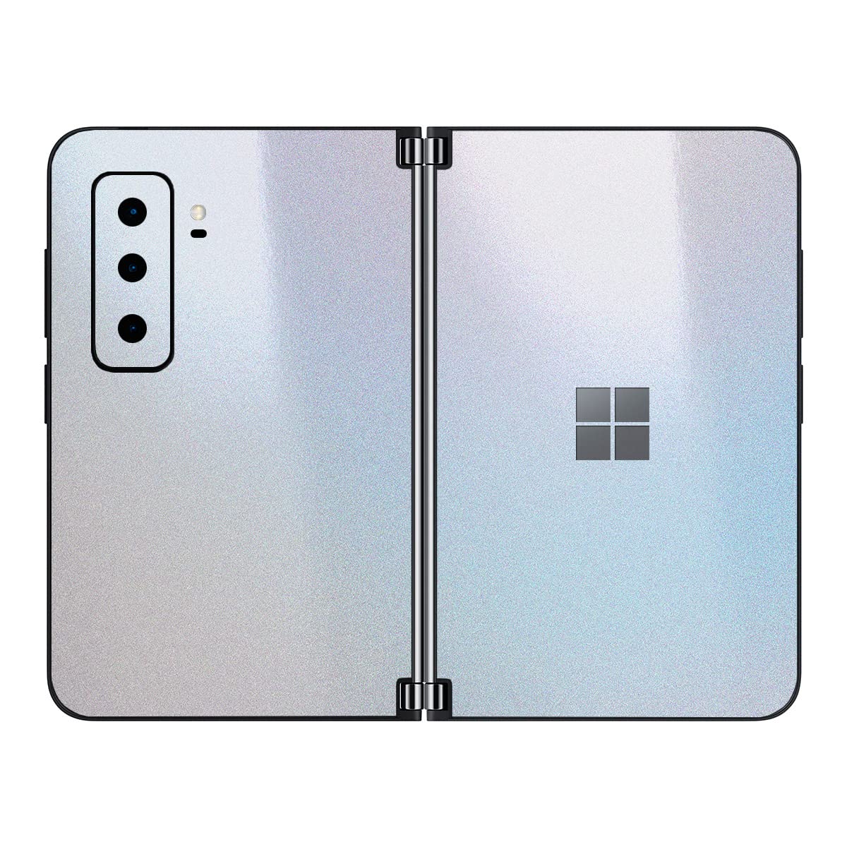 SopiGuard Sticker Skin for 2021 Microsoft Surface Duo 2 2nd Gen Edge-to-Edge Front and Rear Panels Vinyl Decal (Diamond Rainbow 