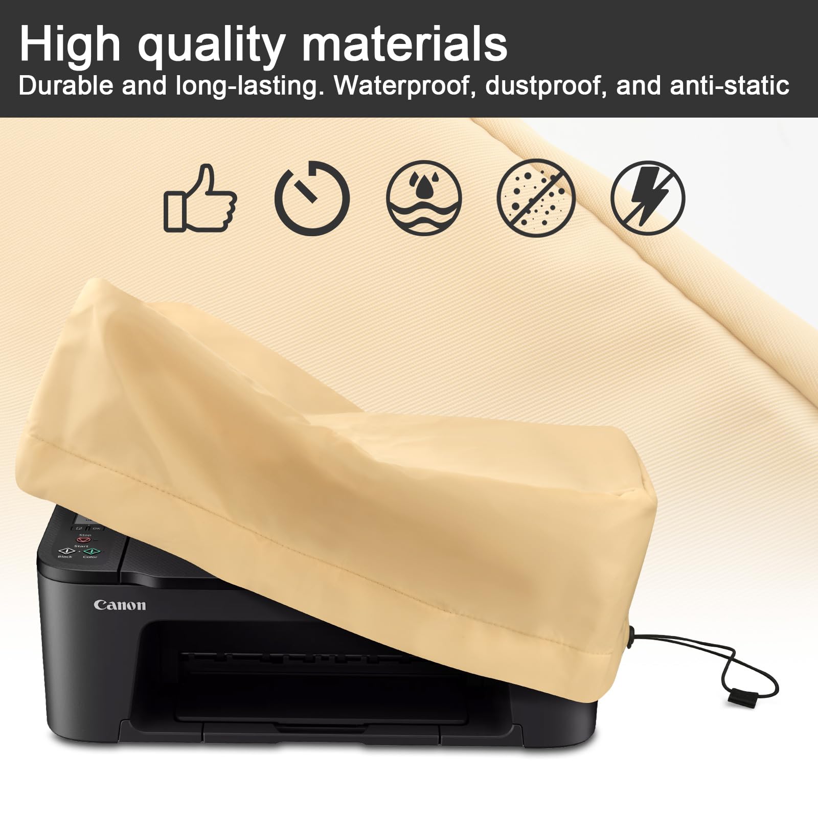 Caszlution Printer Dust Cover Compatible With Canon Pixma Mg3620 / Tr8620A / Tr4720 Wireless All In One Printer, Antistatic Wate