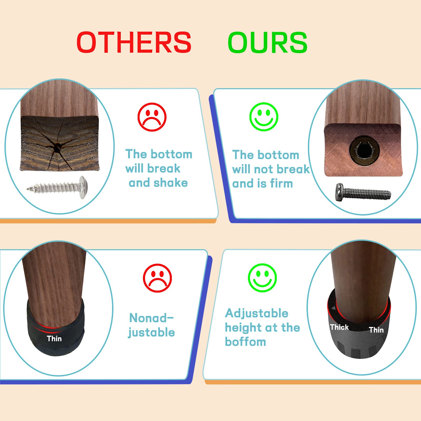 Dommi Guitar Stand, Wooden Guitar Stand For Acoustic Guitars, Electric And Bass, Folding A Frame Acoustic Guitar Stand With Non