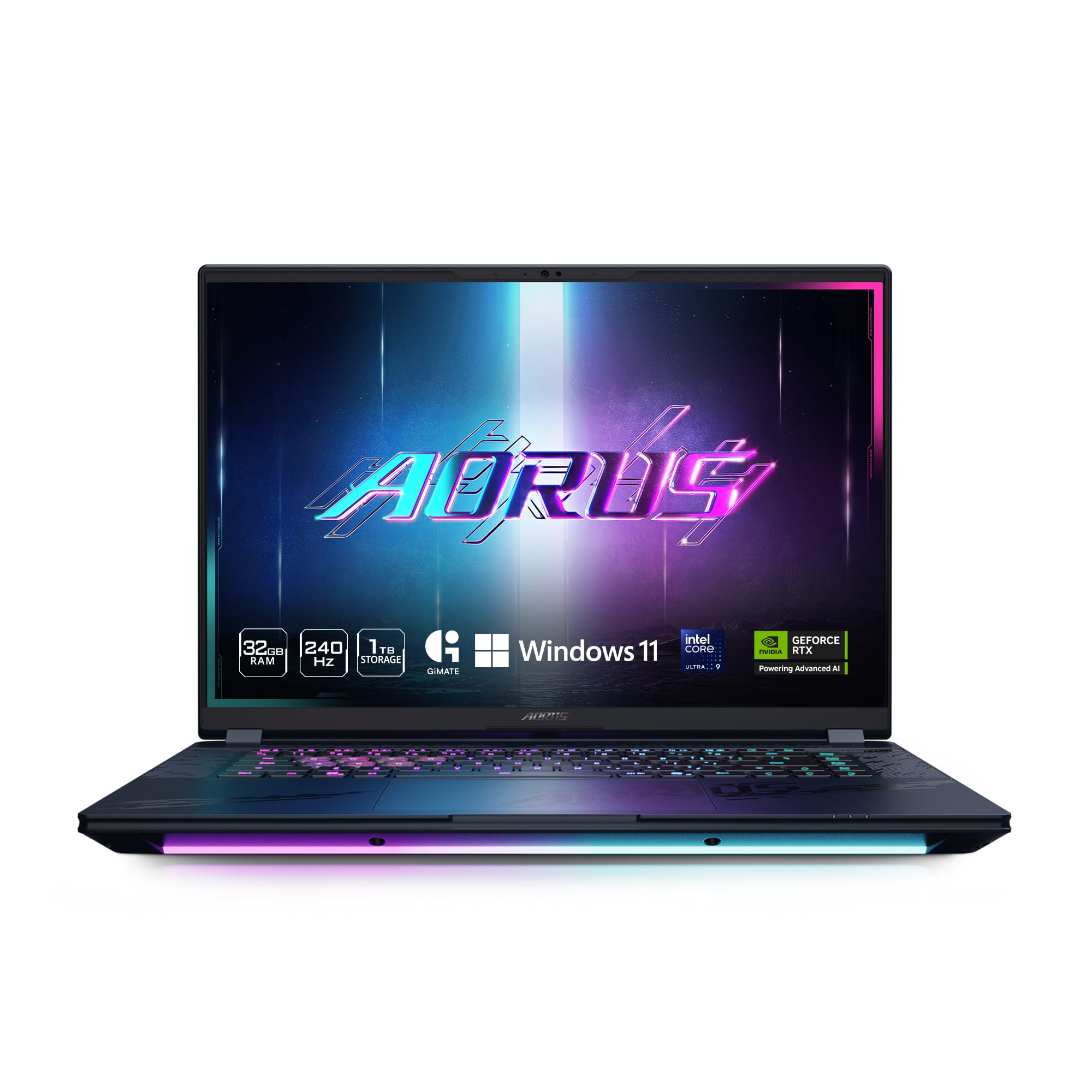 GIGABYTE - AORUS Master 16 Gaming Laptop - 240Hz 2560x1600 OLED - NVIDIA GeForce RTX 5080 - Intel Core Ultra 9 275HX - 1TB SSD w