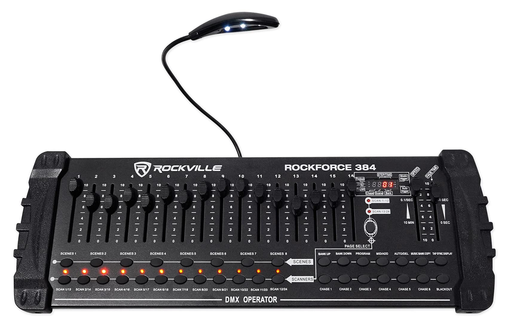 Rockville Rockforce 384 Channel Fog Dmx Lighting Midi Control