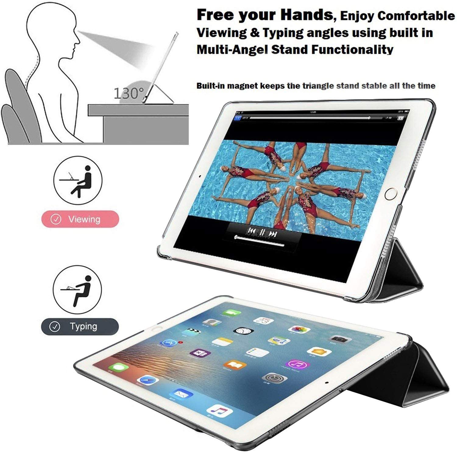 Durasafe Cases For Ipad 9.7 Inch 2013 Air 1 Generation [ Air 1St ] A1474 A1475 A1476 Md785Ll/A Md788Ll/A Md786Ll/A Md789Ll/A Sli