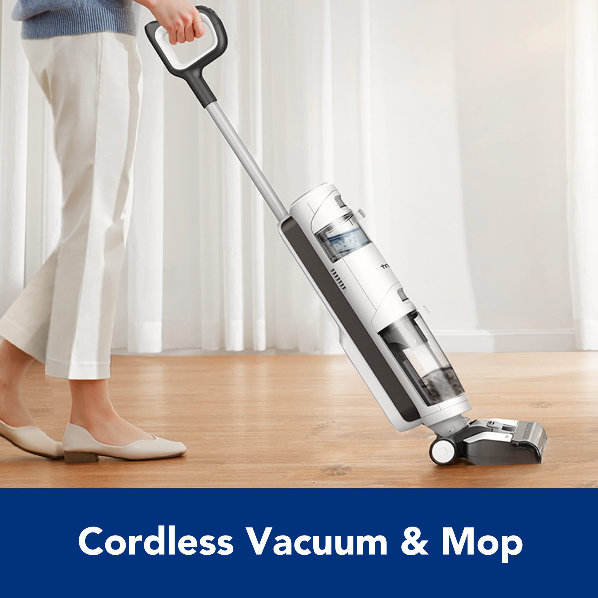 Tineco Ifloor 3 Breeze Complete Wet Dry Vacuum Cordless Floor Cleaner And Mop One Step Cleaning For Hard Floors