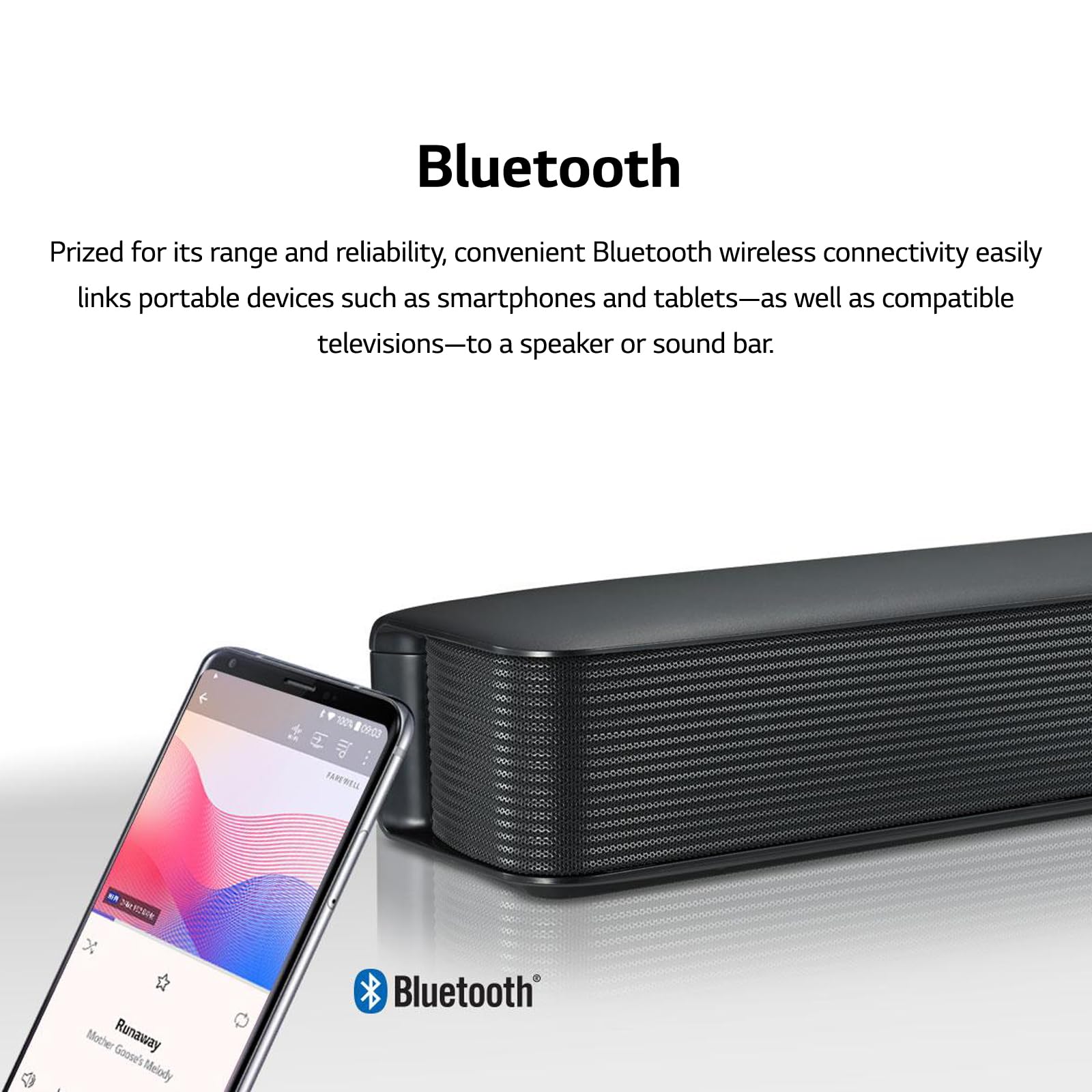 Lg Soundbar Sk1 2.0 Ch Compact Sound Bar With Bluetooth