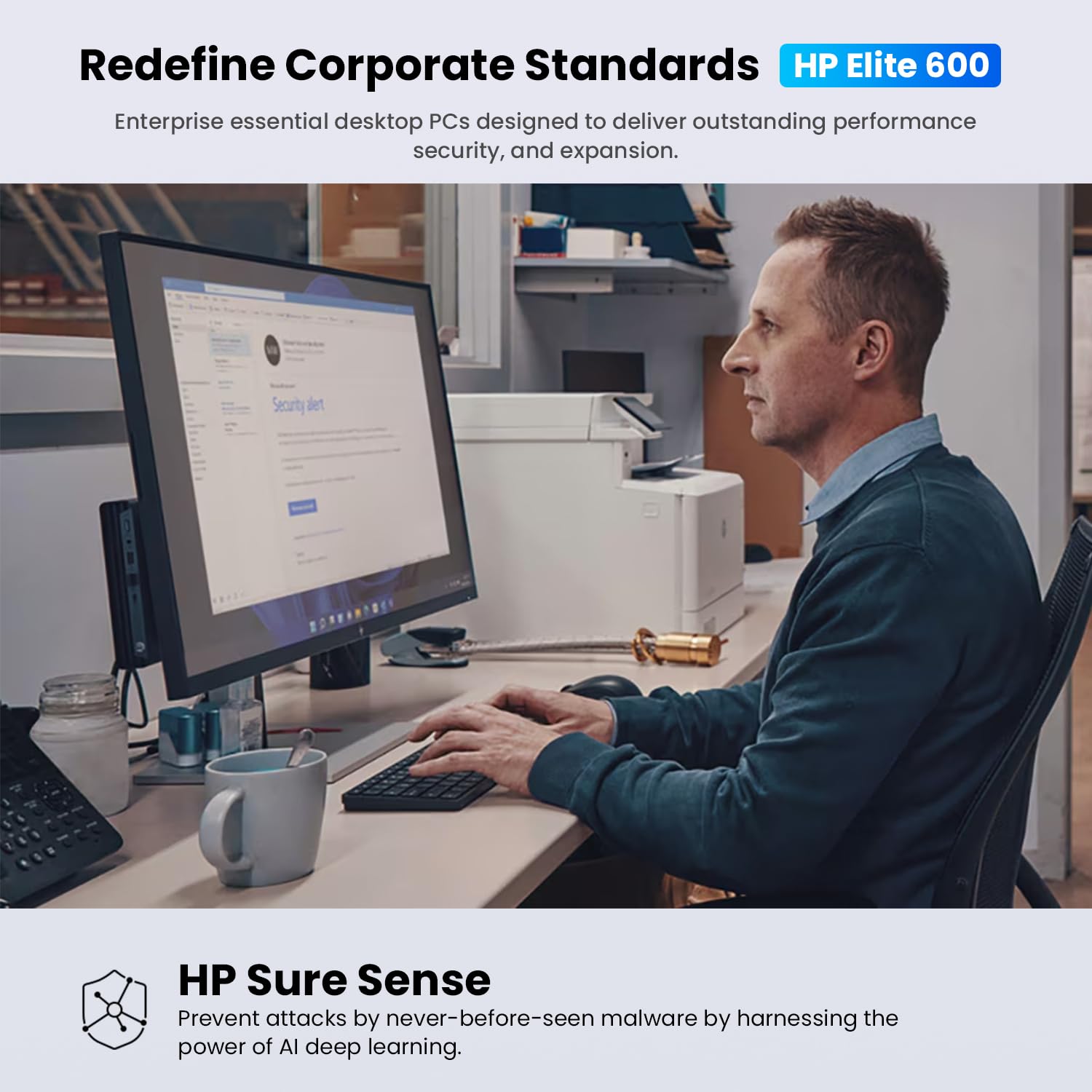 Hp Elite 600 Small Form Factor Business Desktop | 13Th Gen Intel 14-Core I5-13500 | 32Gb Ddr5 | 1Tb Ssd | Hdmi | Dp | Wi-Fi | Wi