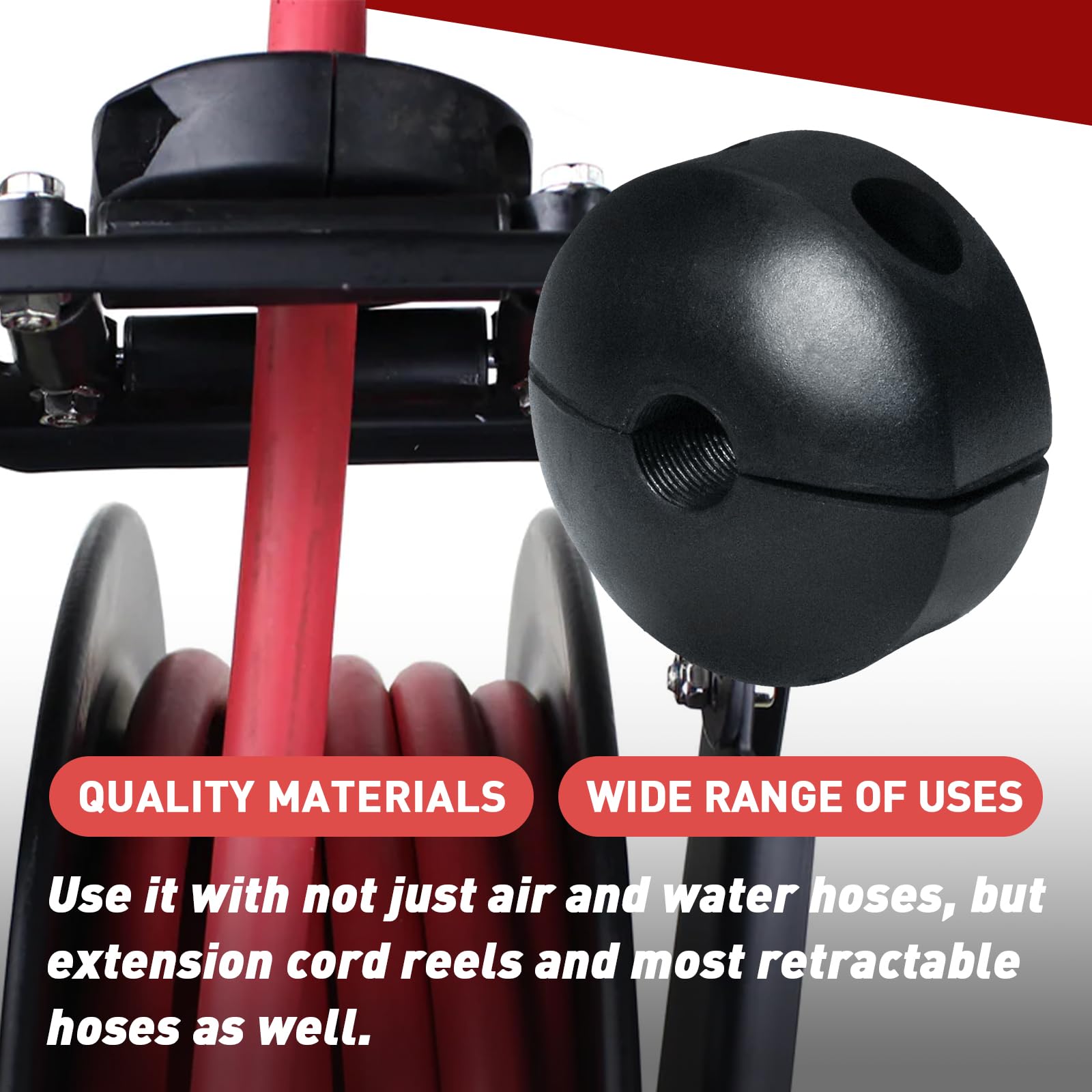 Fixlyfido Ball Stopper For Air Hose Reels   Prevents Tangling And Damage   Compatible With 3/8 Inch Air Hoses