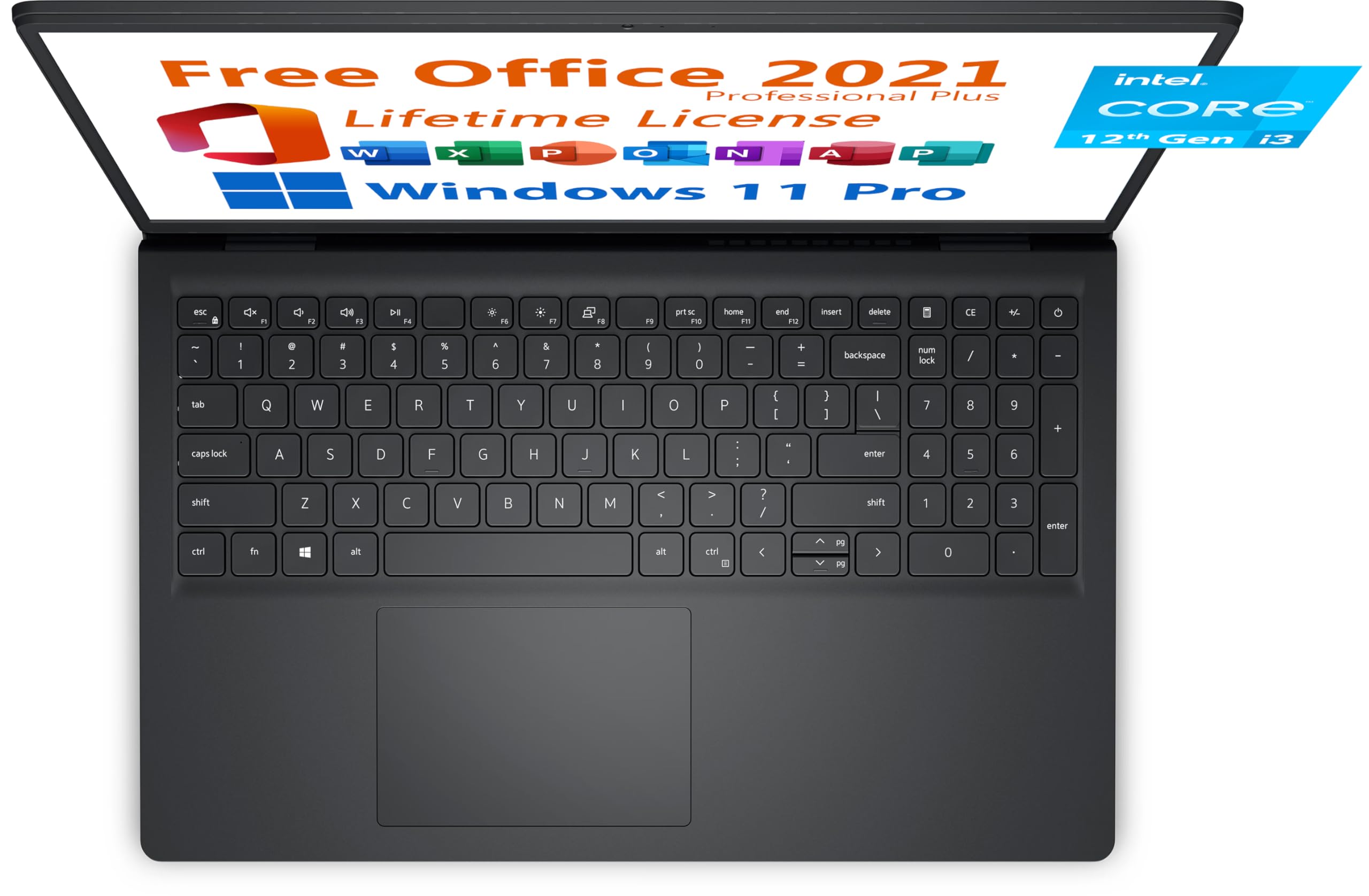 Dell 2024 Inspiron 15 Laptop, Free Microsoft Office 2021 With Lifetime License, 15.6 Fhd 1920 X 1080, Intel 6-Core I3-1215U Upto