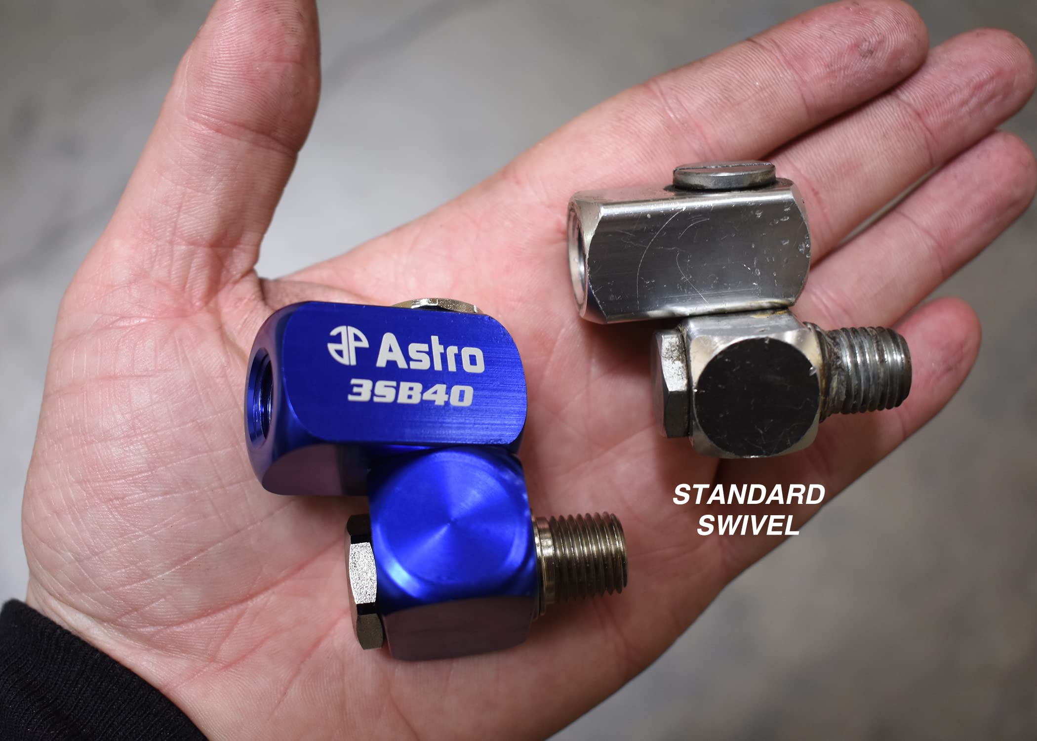 Astro Tools 3Sb40 World'S 1St High Flow 3 Way Air Swivel