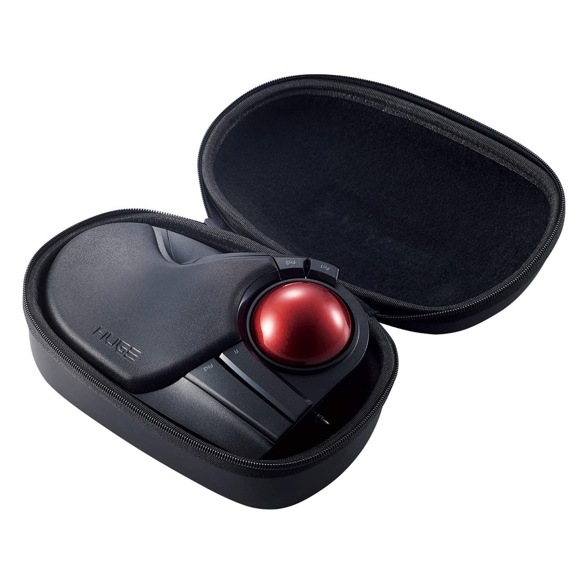 Elecom Hard Eva Travel Protection Storage Case Fits Elecom Trackball Mouse M Ht1 Series Black (Bma Ht1Bk)