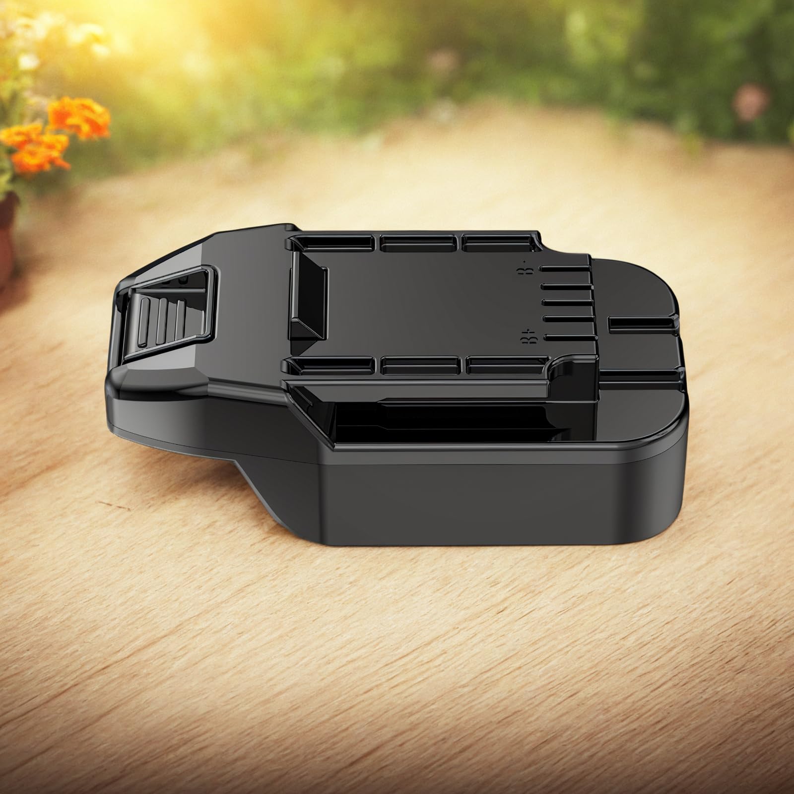 Novaquantic Enhanced 2 In 1 Adapter For Bauer 20V Tools   Compatible With Dewalt & Hercules 20V Batteries For Power Supply Only,