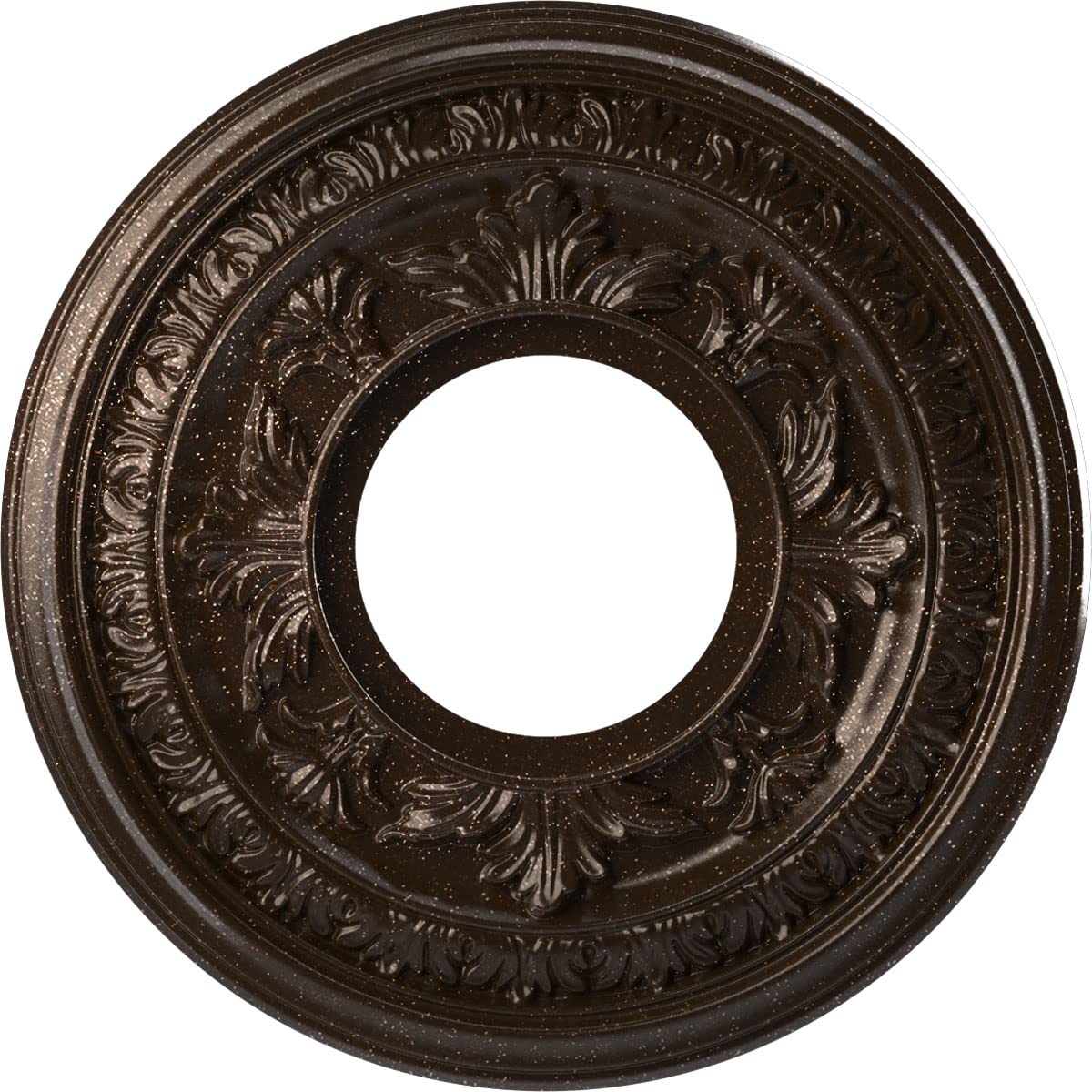 Ekena Millwork Cmp10Baamb Baltimore Thermoformed Pvc Ceiling Medallion (Fits Canopies Up To 4 1/4''), 10''Od X 3 1/2''Id X 3/4''