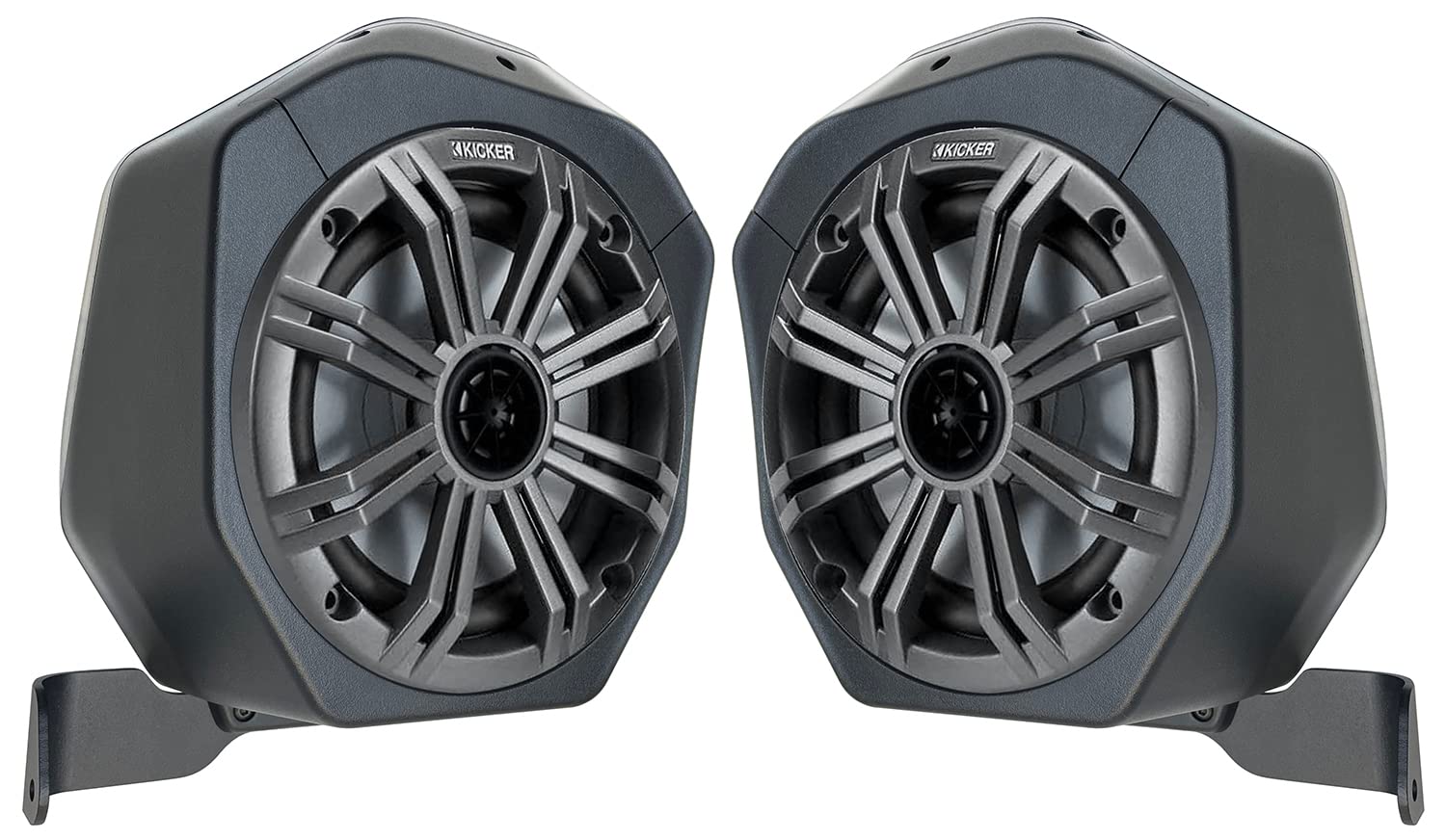 SSV Works 2021-2026 Ford Bronco 4-Door Rear Speaker Pod Upgrade 6.5 Weatherproof Plug & Play Roll Cage Mount Speaker Pods w/Kick