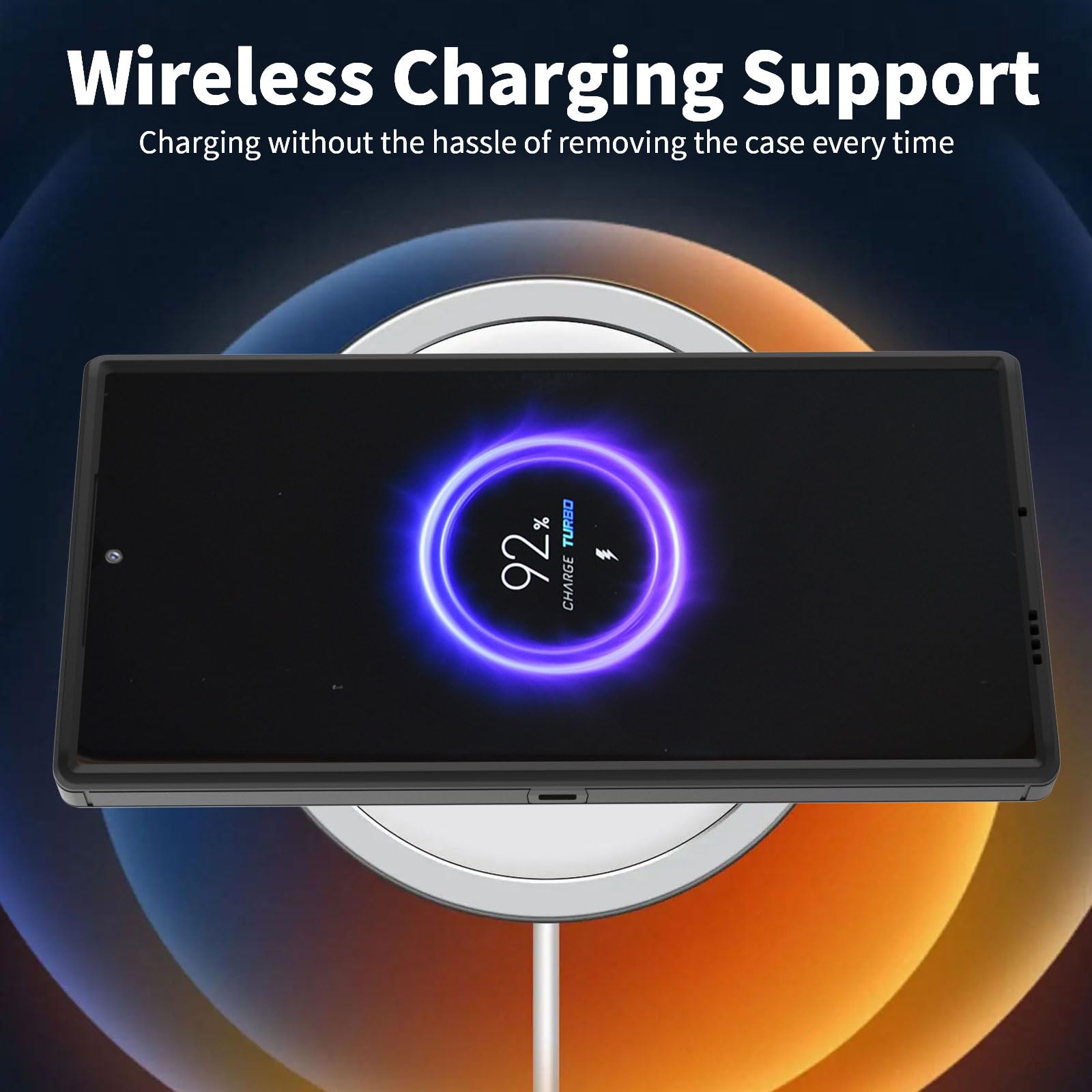 Bfukvou For Galaxy S25 Plus Case, Dust-Proof Port Cover, Full Body Silicone Rubber Covered, Non-Slip Drop-Proof Phone Case For S