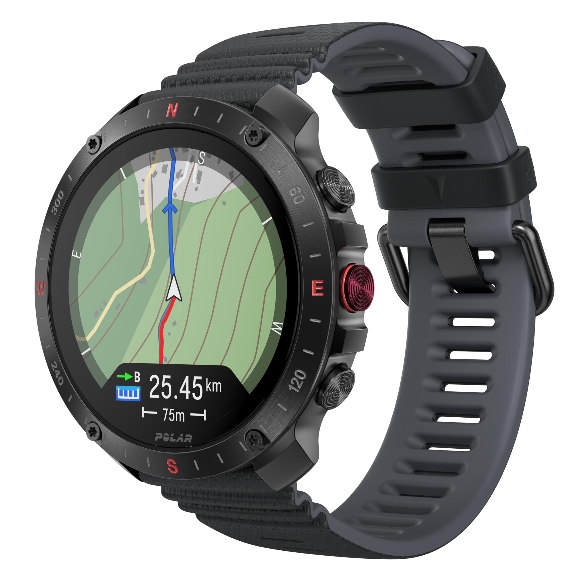 Polar Grit X2 Pro Premium Gps Smart Sports Watch - Ultimate Outdoor Adventure Watch With Rugged Design, Advanced Navigation, Spo