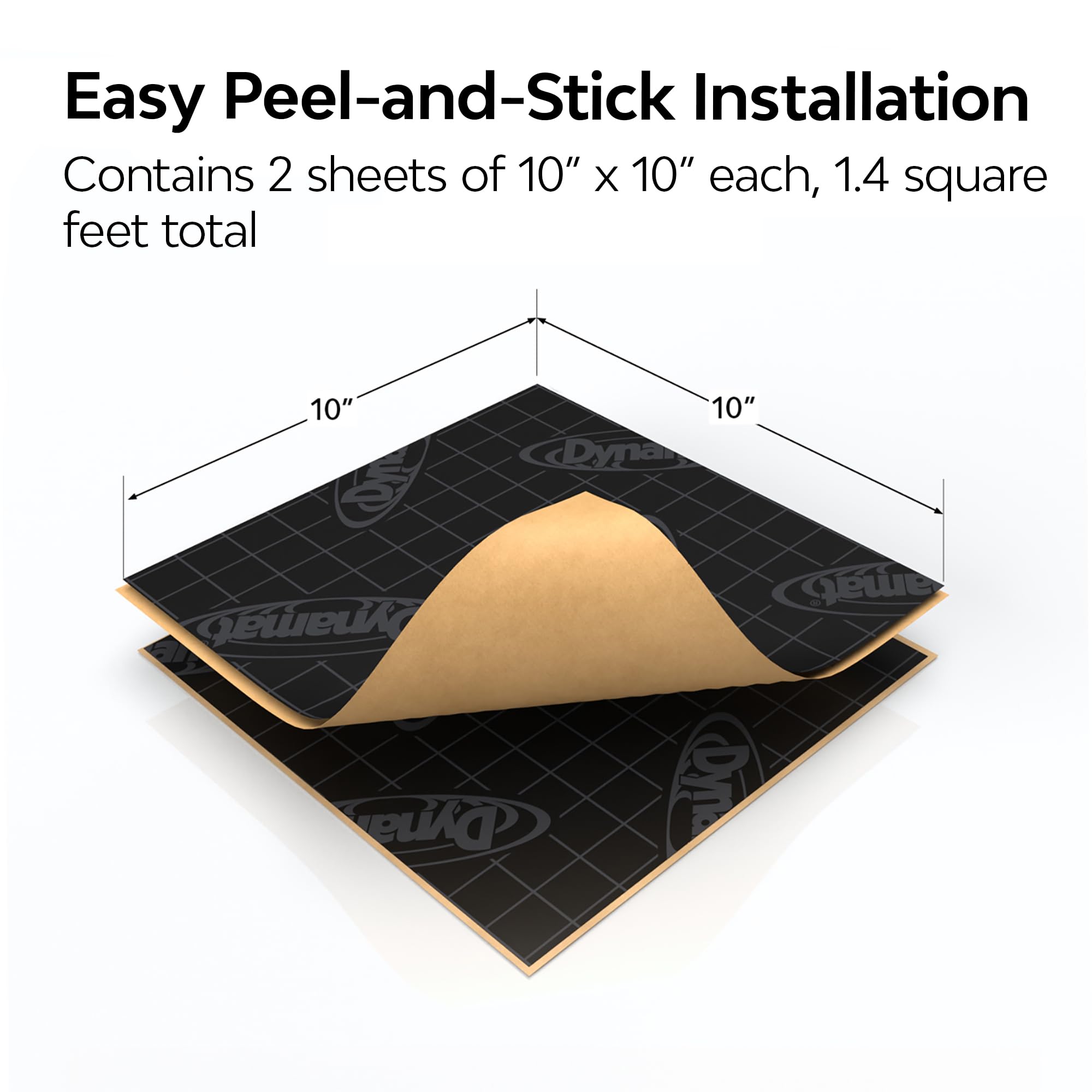 Dynamat Xtreme Sound Deadening Car Insulation Speaker Pack - Pre Cut Noise Dampening Kit For Audio Speakers - Easy Self Adhesive