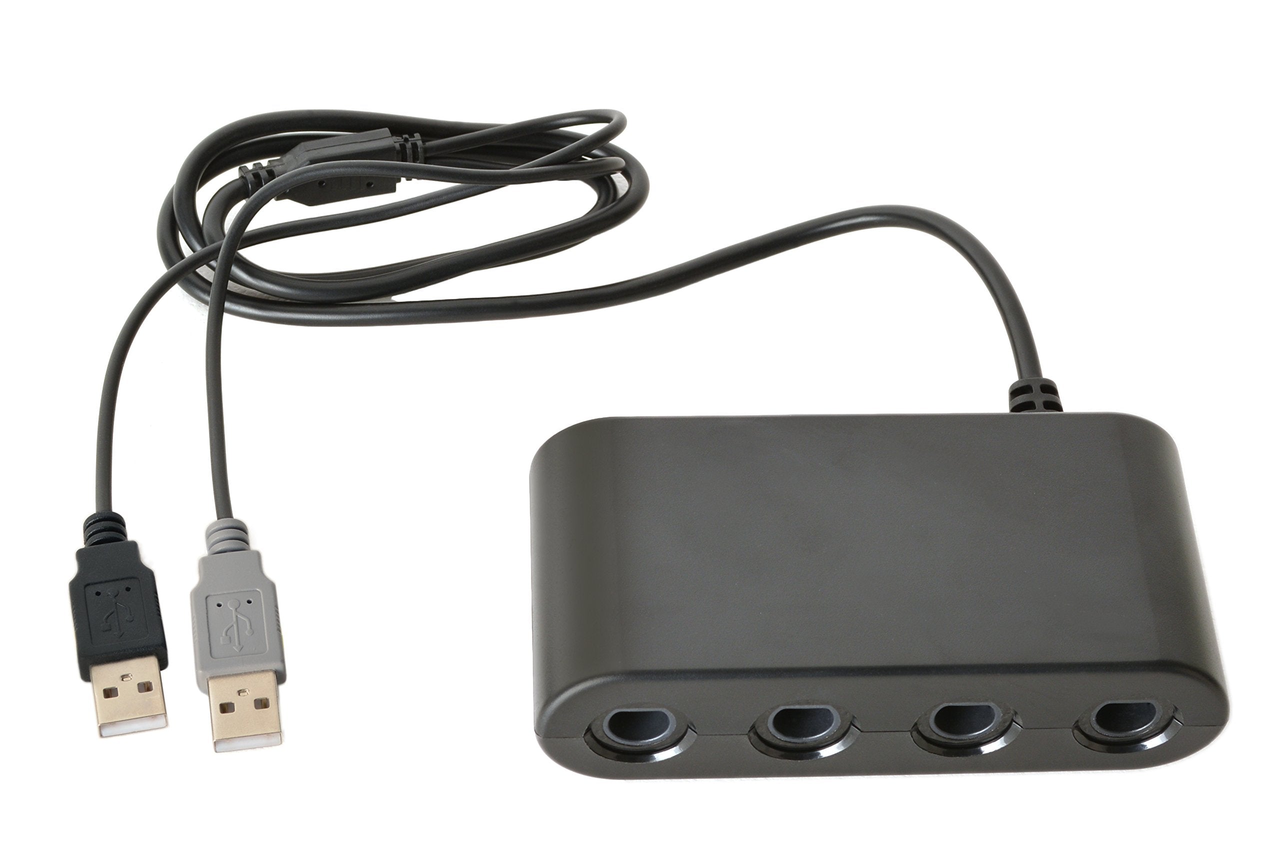 TTX Tech GameCube Compatible 4 Port Controller Adapter for Wii U and Switch