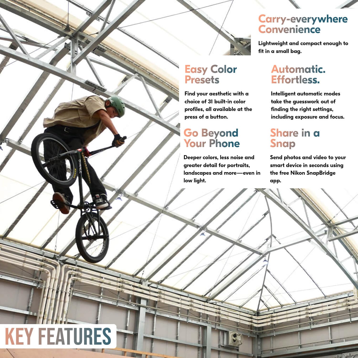 Nikon Z50 Ii 20.9 Mp Dx-Format Lightweight And Compact Mirrorless Camera With 16-50Mm Lens Bundle With Nikon Ftz Ii Mount Adapte