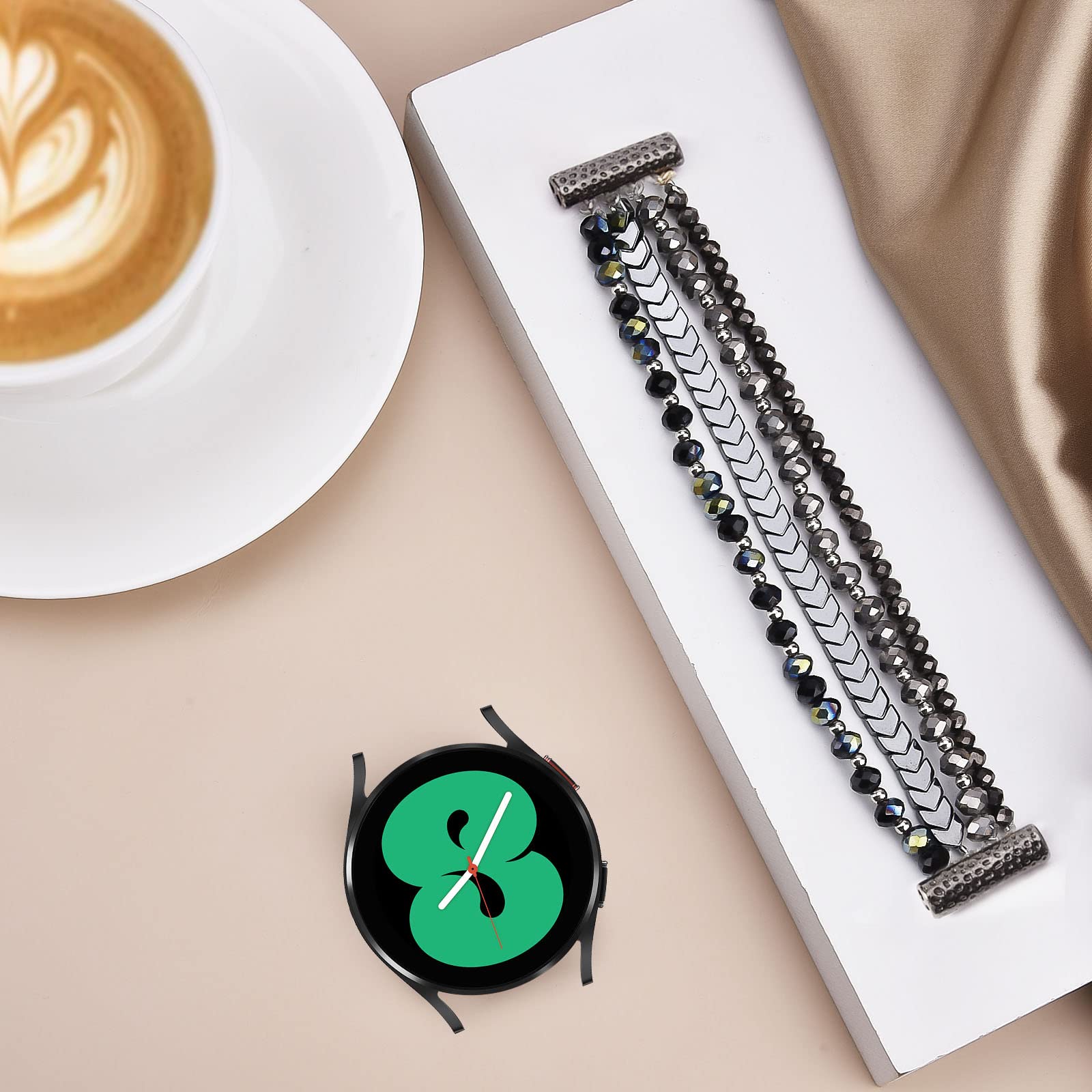 Mofree Compatible For Samsung Galaxy Watch 4 40Mm 44Mm Bands/Galaxy Watch 5/Active 2 40Mm 44Mm/Watch 4 Classic 42Mm 46Mm Band Wo