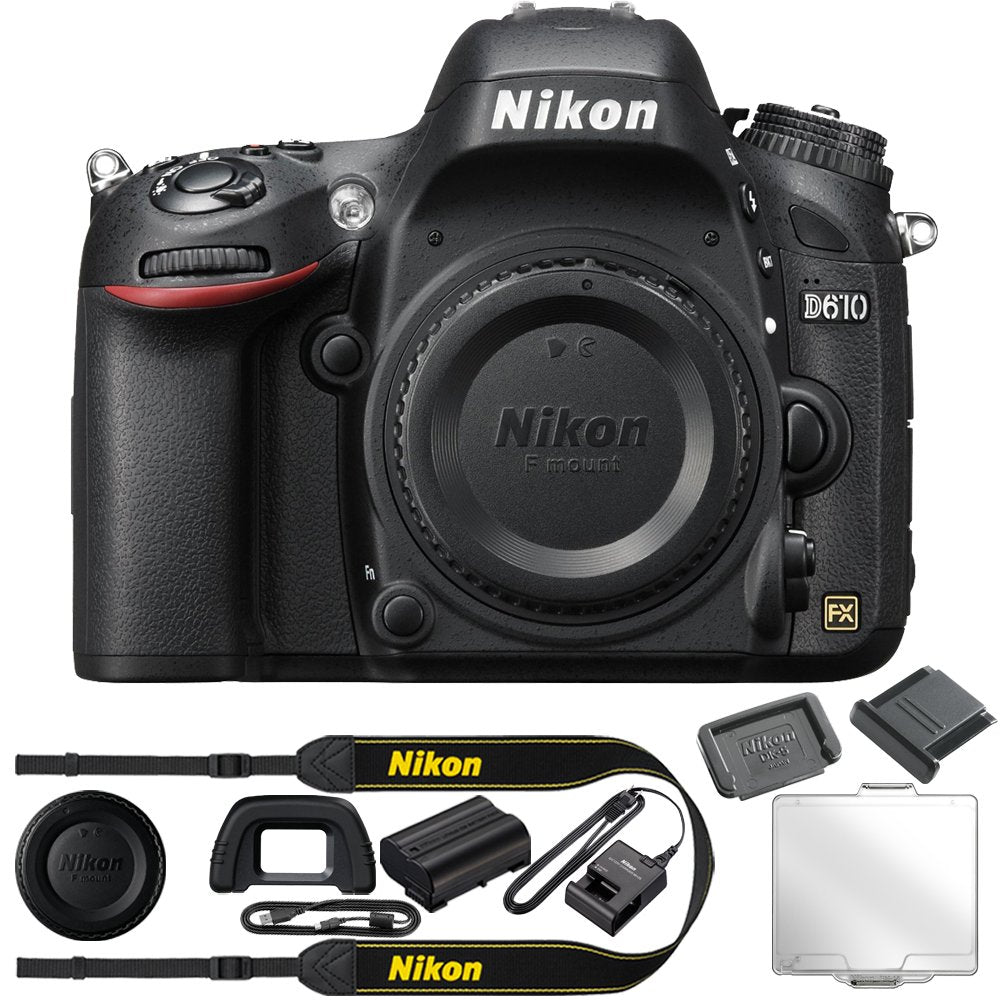 Nikon D610 24.3 MP CMOS FX-Format Digital SLR Camera (Body Only)