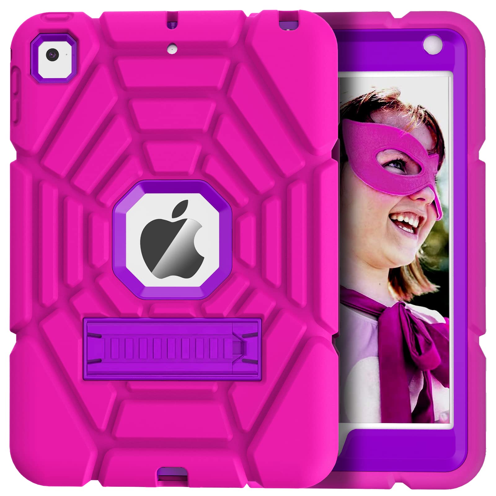 Grifobes For Ipad Mini 5 Case, For Ipad Mini 4 Case For Kids, Shockproof Rugged Cover With Stand For Ipad Mini 5Th/4Th Generatio