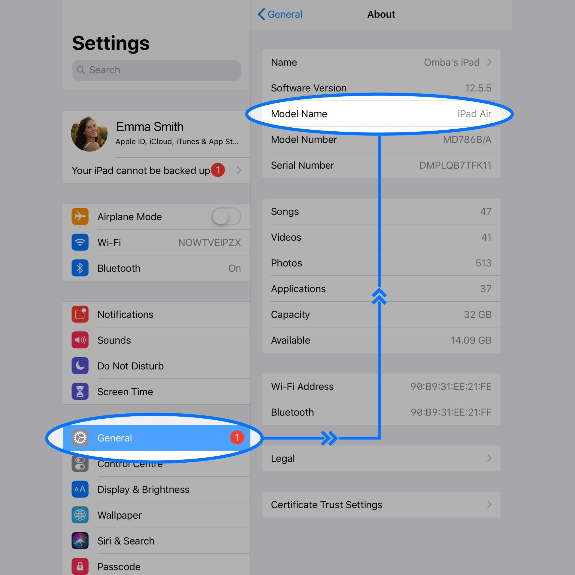 Ocushield Anti Blue Light Screen Protector For Apple Ipad Pro 12.9'' (2018 2022)   Blue Light Filter For Ipad   Eye Protection