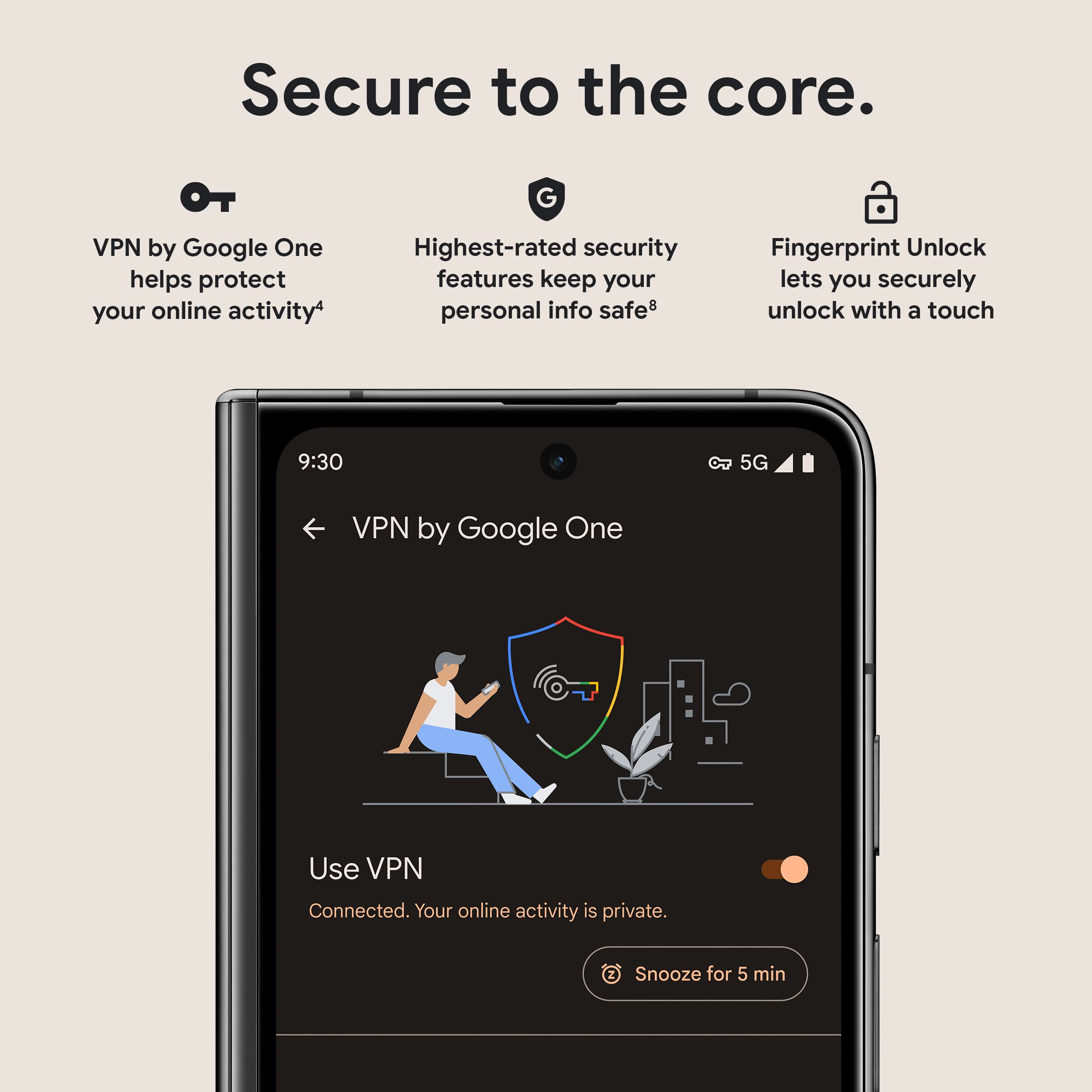 Google Pixel Fold - Unlocked Android 5G Smartphone With Telephoto Lens And Ultrawide Lens - Foldable Display - 24-Hour Battery -