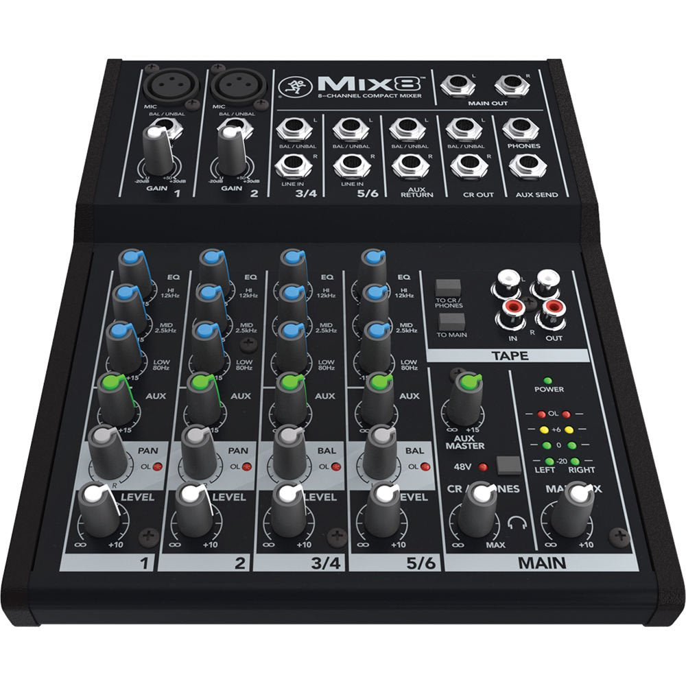 Mackie Mix8 8 Channel Compact Mixer
