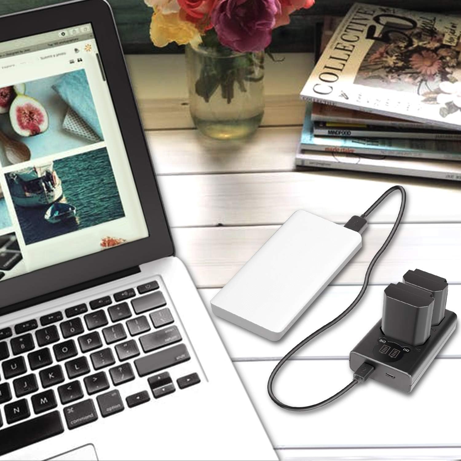 Neewer Np Fz100 2280Mah Replacement Battery And Charger With Lcd Screen, 2 Packs, Compatible With Sony A1, A9 Ii, A7R Iii, A7R I