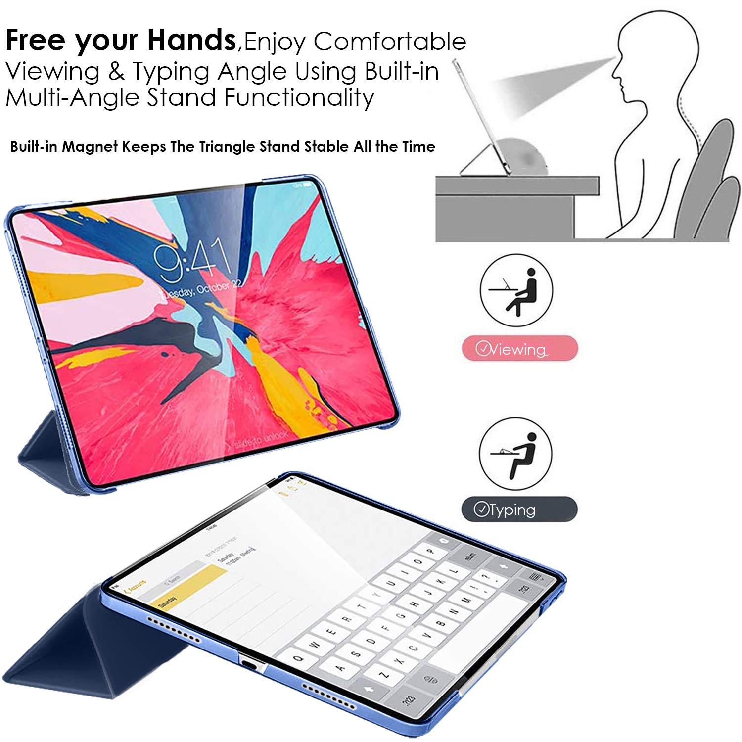 Durasafe Cases For Ipad Pro 11 Inch 1 Gen 2018 [ Pro 11 1St ] A1980 A1934 A2013 A1979 Slim Lightweight Protective Frosted Pc Dua