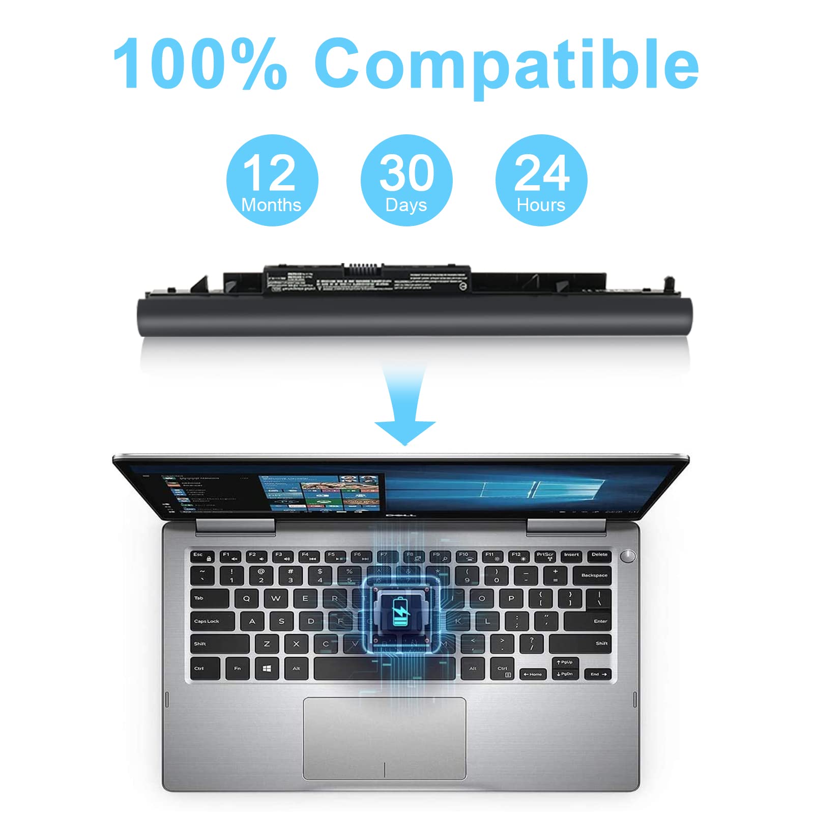 New Replacement 919700 850 Jc03 Jc04 Laptop Battery For Hp 15 Bs 15 Bw 17 Bs Notebook Pc Series Fits 17 Bs067Cl 17 Bs049Dx 17 Bs