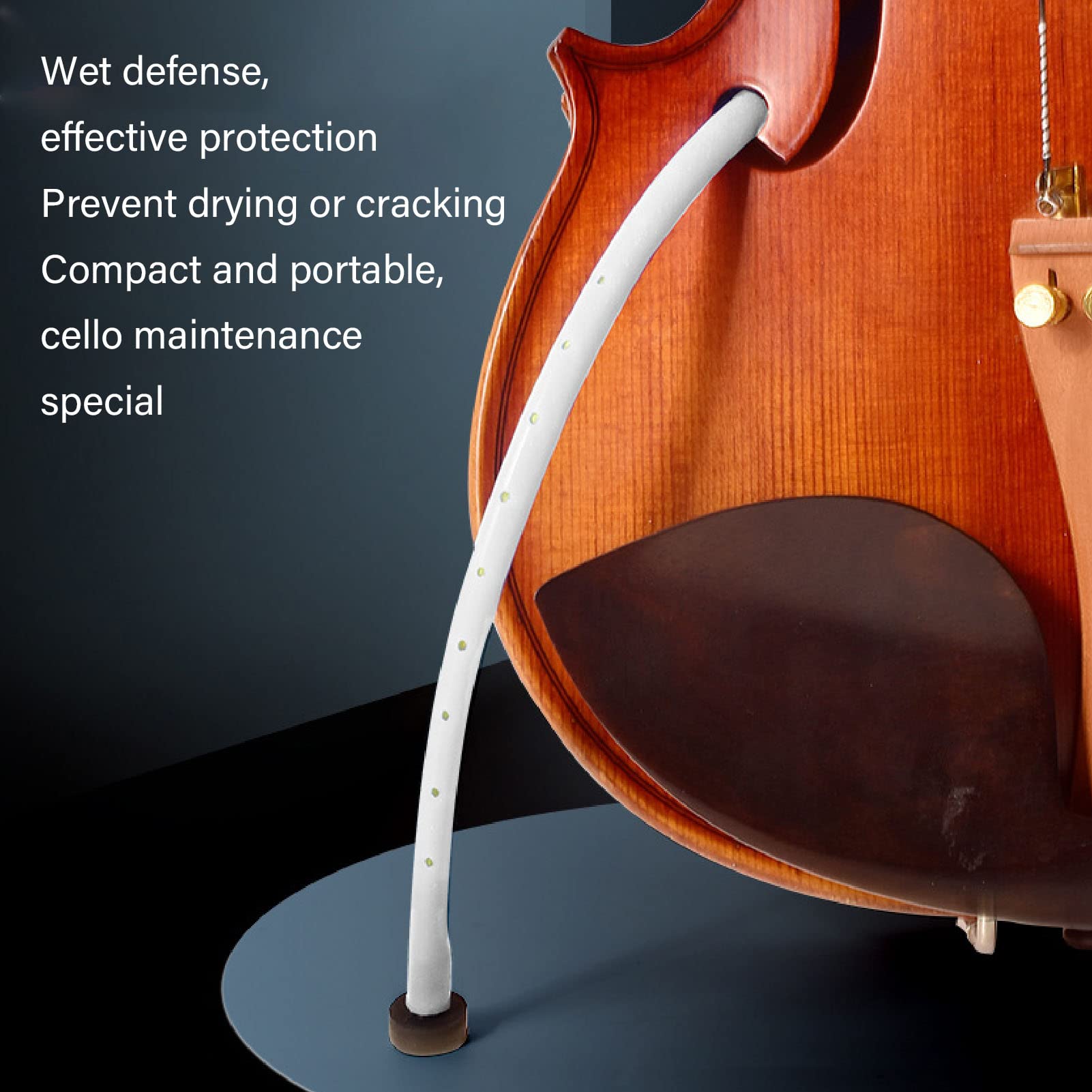 Cello Humidifier F Sound Hole Panel Moisturizer Prevent Cracking Drying Parts Instrument Accessory