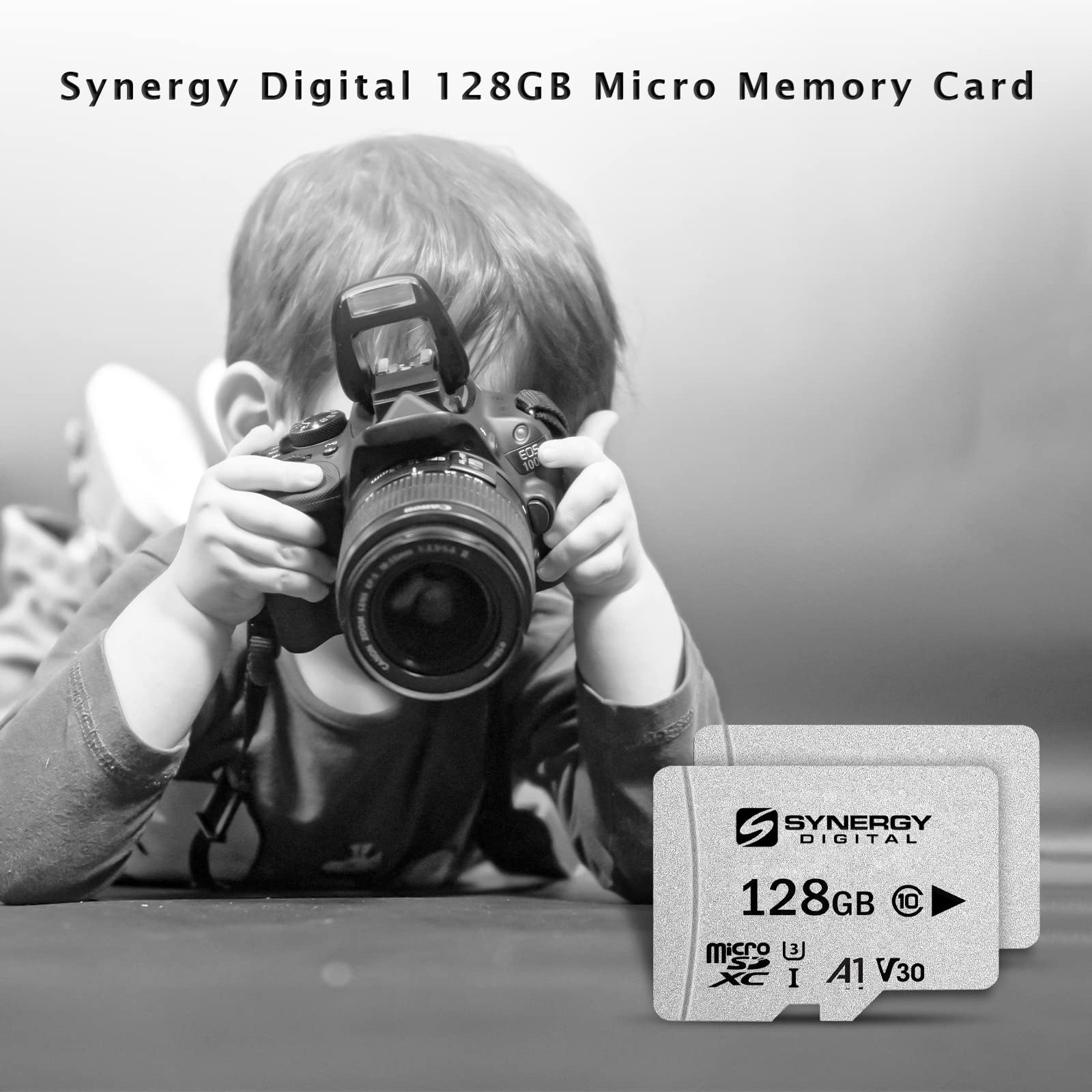 Digital Camera Memory Card, Works With Kodak Printomatic Instant Digital Camera, 128Gb Micro Sd Secure Digital Memory Card