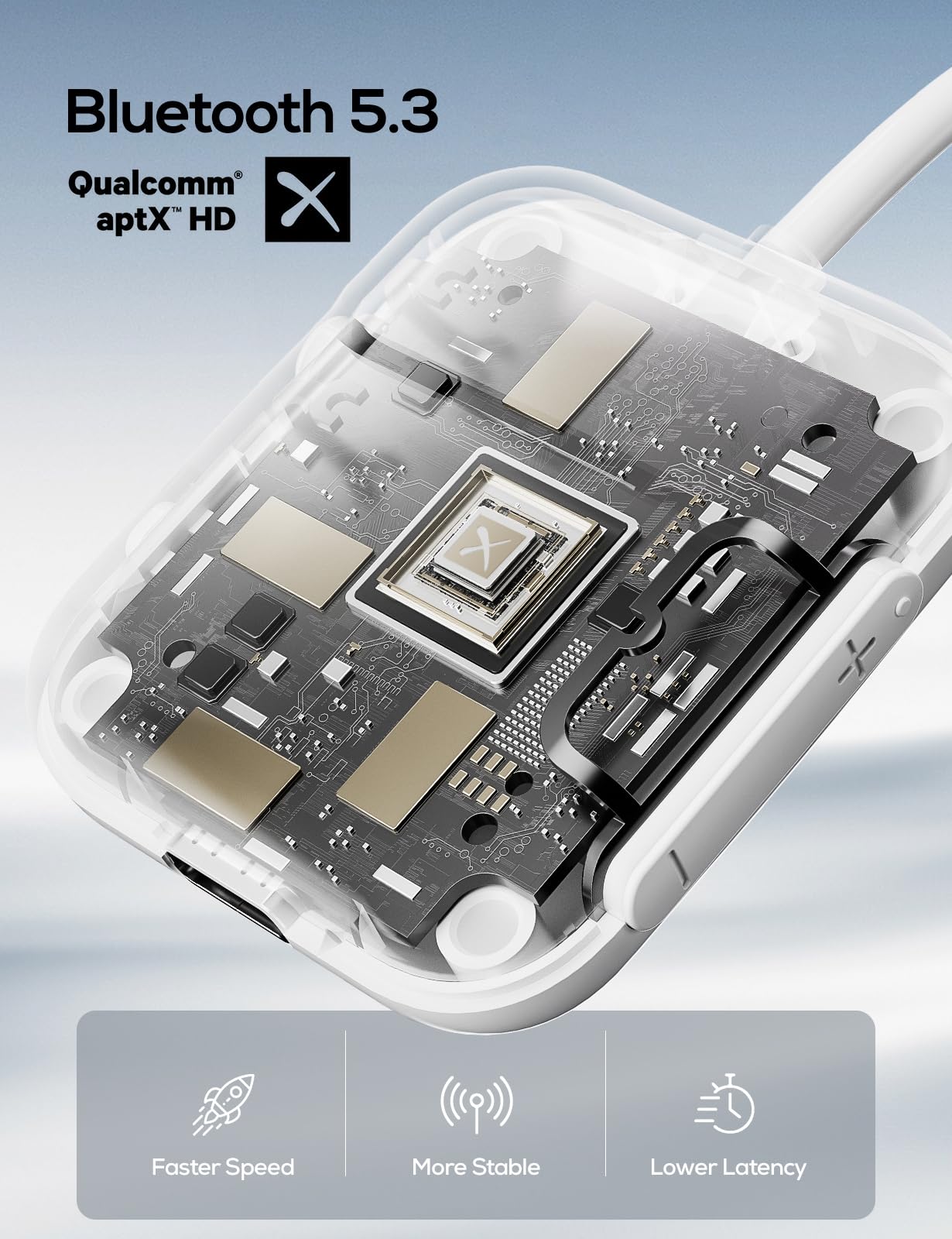 Nulaxy Bluetooth Transmitter Receiver For 2 Airpods Or Bt Devices, Bluetooth Wireless Transmitter For Headphones, 3.5Mm Aux Audio Jack Adapter For Airplane