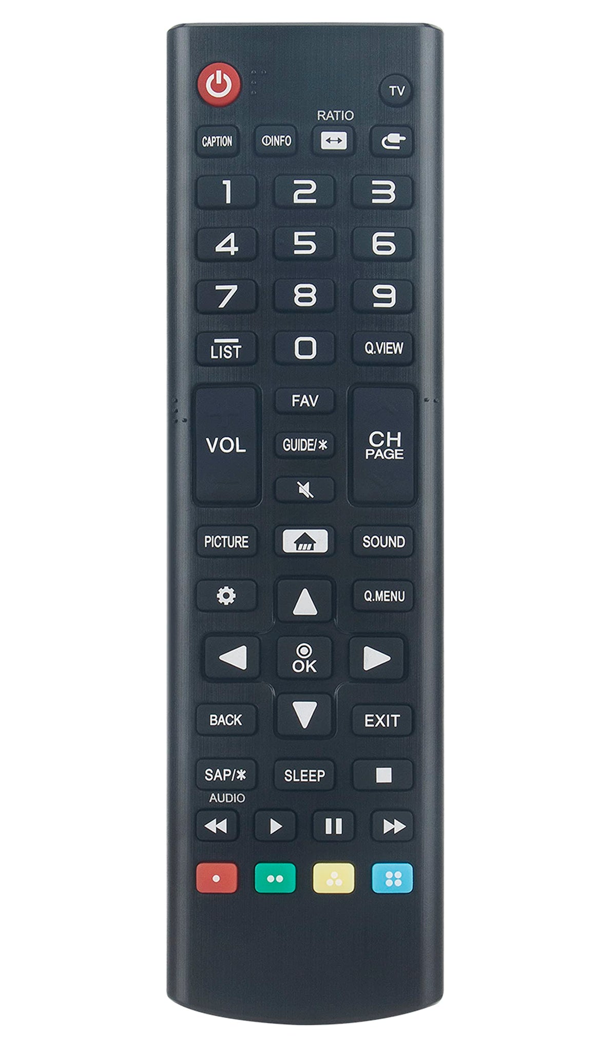 AKB75095376 Replace Remote Control fit for LG 4K UHD Hospitality TV 43UT640S0UA 49UT340H0UA 49UT347H0UA 49UT640S0UA 50UT340H0UA 55UT340H0UA 55UT342H0UC 55UT347H0UA 55UT640S0UA 65UT340H0UB 55UT340H9UA
