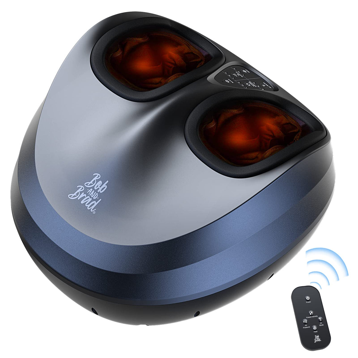 Bob And Brad Foot Massager Machine With Heat And Remote, Electric Shiatsu Deep Kneading Foot Massager With 4 Level, Relieve For