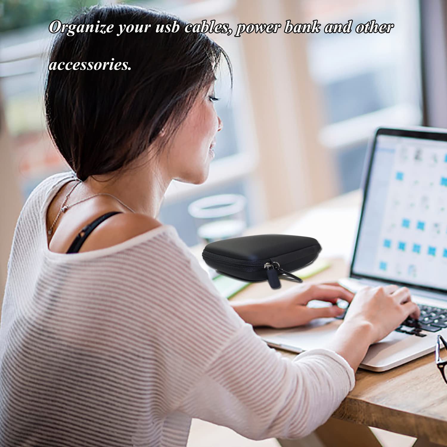 Qfdshopco 6 Inch Gps Case Hard Shell Gps Bag Portable Carrying Case Gps Protective Pouch Compatible With 5'' 6'' Gps Navigator G