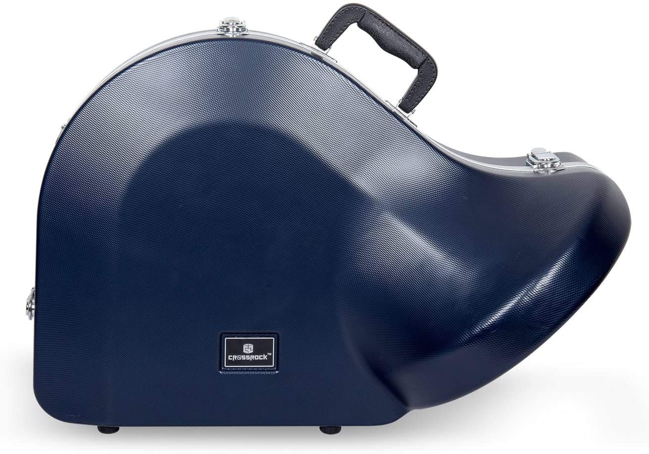 Crossrock ABS Molded Blue French Horn Case