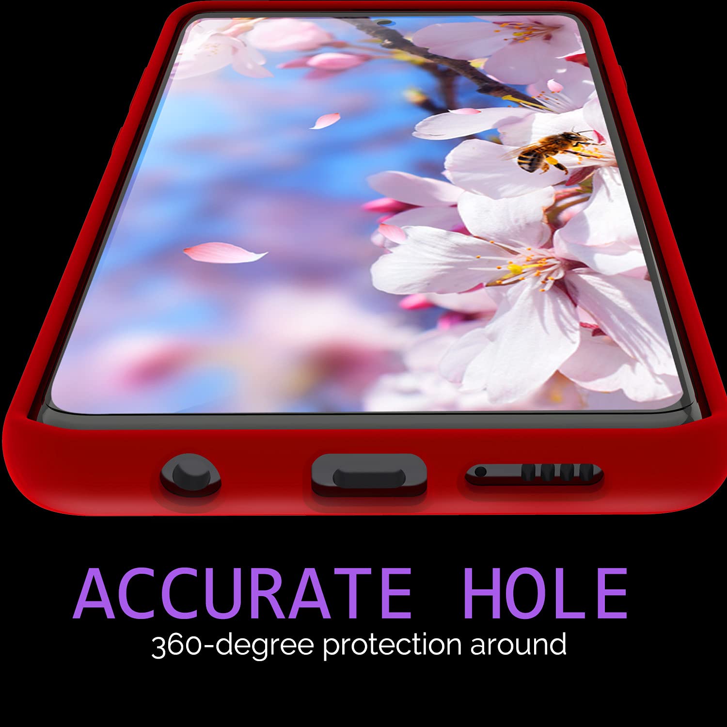 Meifei Samsung Galaxy S10 Plus Rubber Case, Liquid Silicone Case For S10+ Dual Layer Hybrid Hard Pc Soft Silicone Gel Rubber Bum