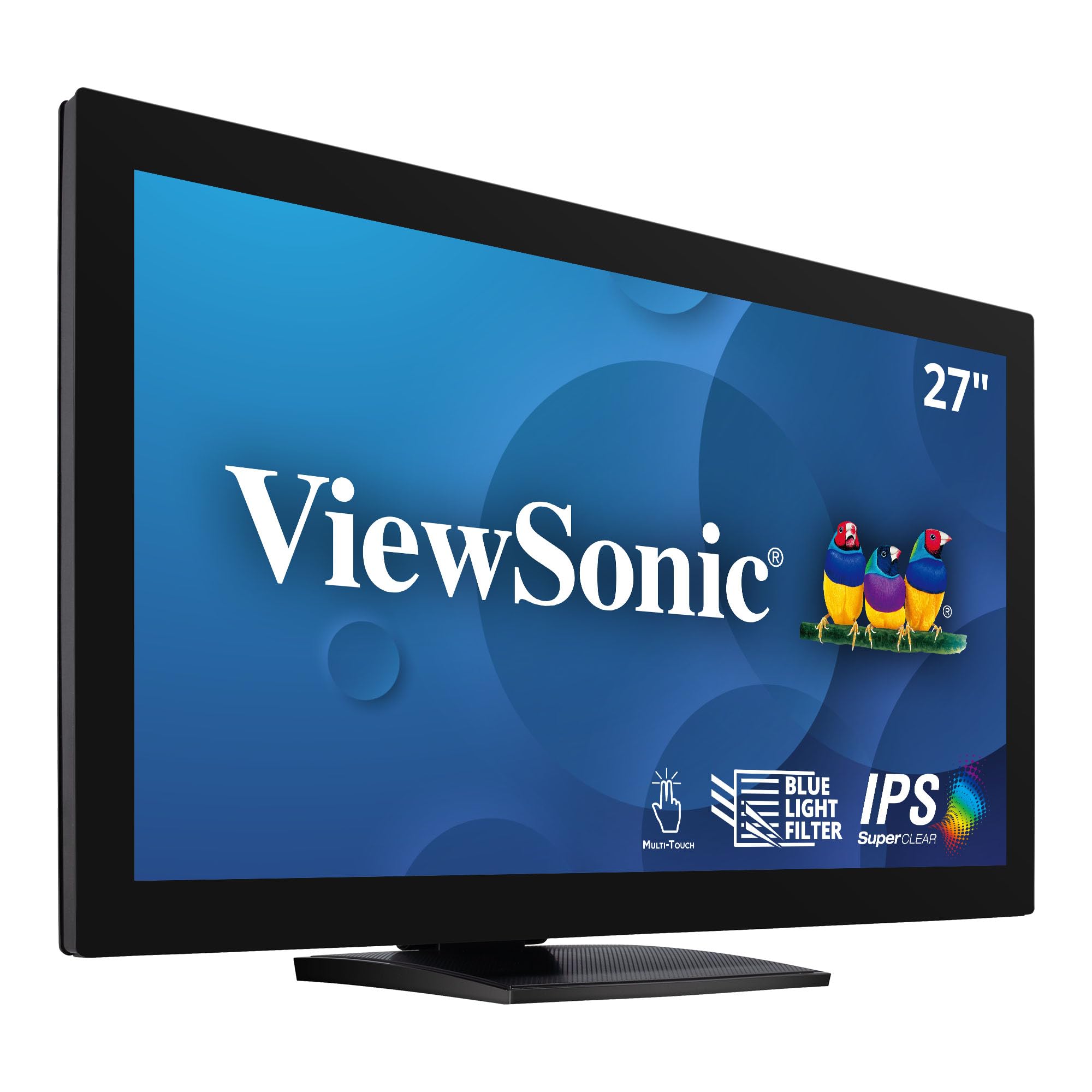 Viewsonic Td2760 27 Inch 1080P 10 Point Multi Touch Screen Monitor With Advanced Ergonomics Rs232 Hdmi And Displayport