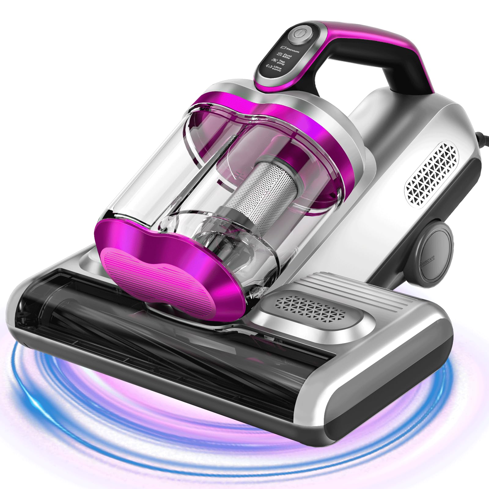 Colesy Mattress Vacuum, 16Kpa Suction Mattress Vacuum Cleaner With Uv & Ultrasonic, High Heating Handheld Bed Vacuum, 500W Power