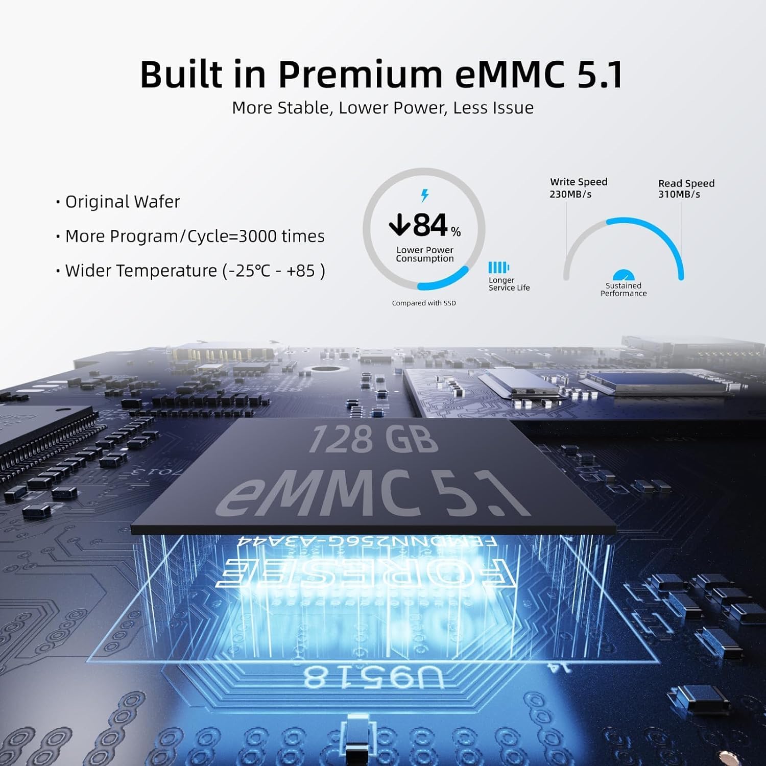 Mele Quieter3C Fanless Mini Pc, Win 11 Pro, Intel Celeron N5105, 8Gb Ram, 128Gb Rom, Full Function Usb C, Wifi 5, Triple Display