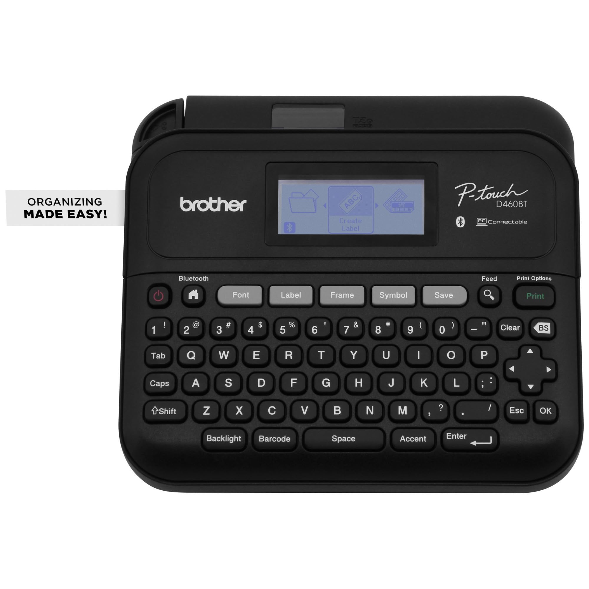 Brother P Touch Pt D460Bt Business Expert Connected Label Maker | Connect And Create Via Bluetooth� On Tze Label Tapes Up To ~3/4 Inch