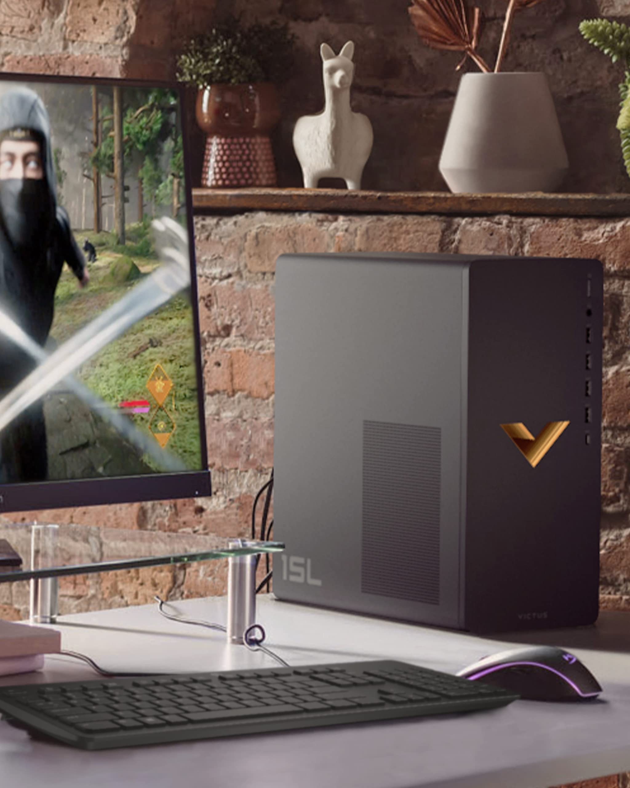 Hp Victus 15L Gaming Desktop Computer Bundle Pc, Amd Ryzen 7 Processor, Amd Radeon Graphics, 16 Gb Sdram, 512 Gb Ssd, Windows 11