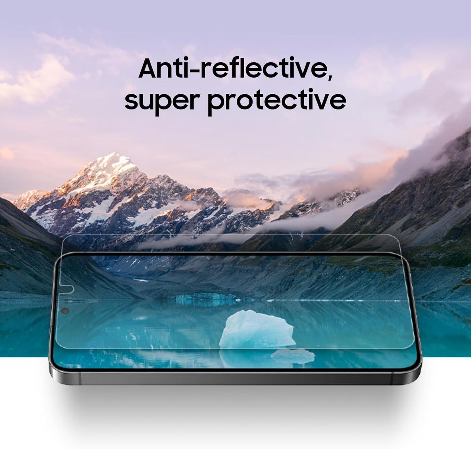 Samsung Galaxy S24 Anti Reflecting Phone Screen Protector, Front Display Protective Film Shield, Anti Scratch Protection, Dustpr