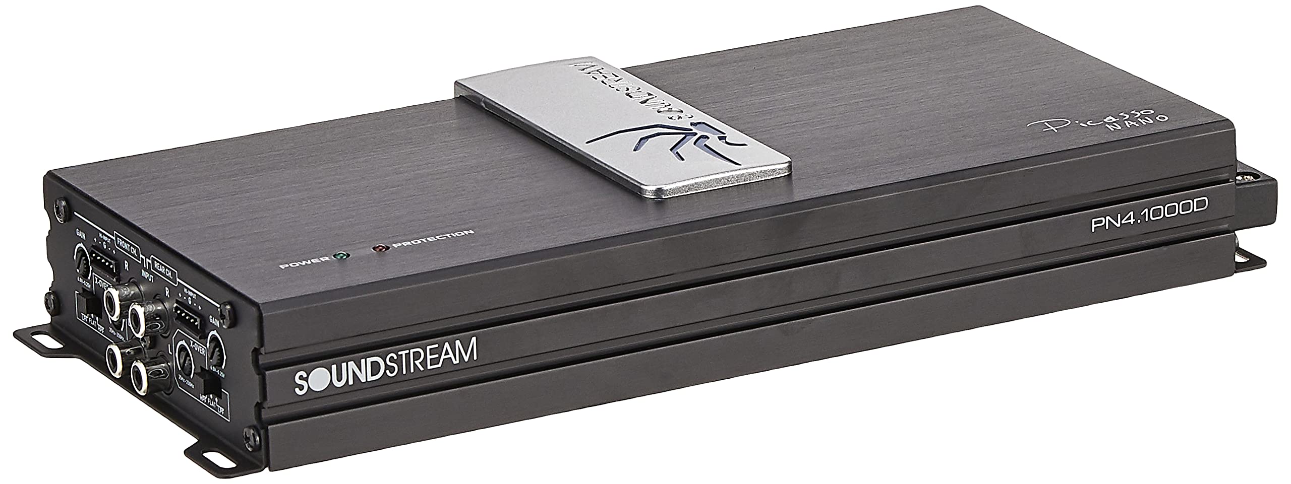 Soundstream Pn4.1000D 1000W 4 Channel Picasso Nano Series Class D Amplifier, Gray